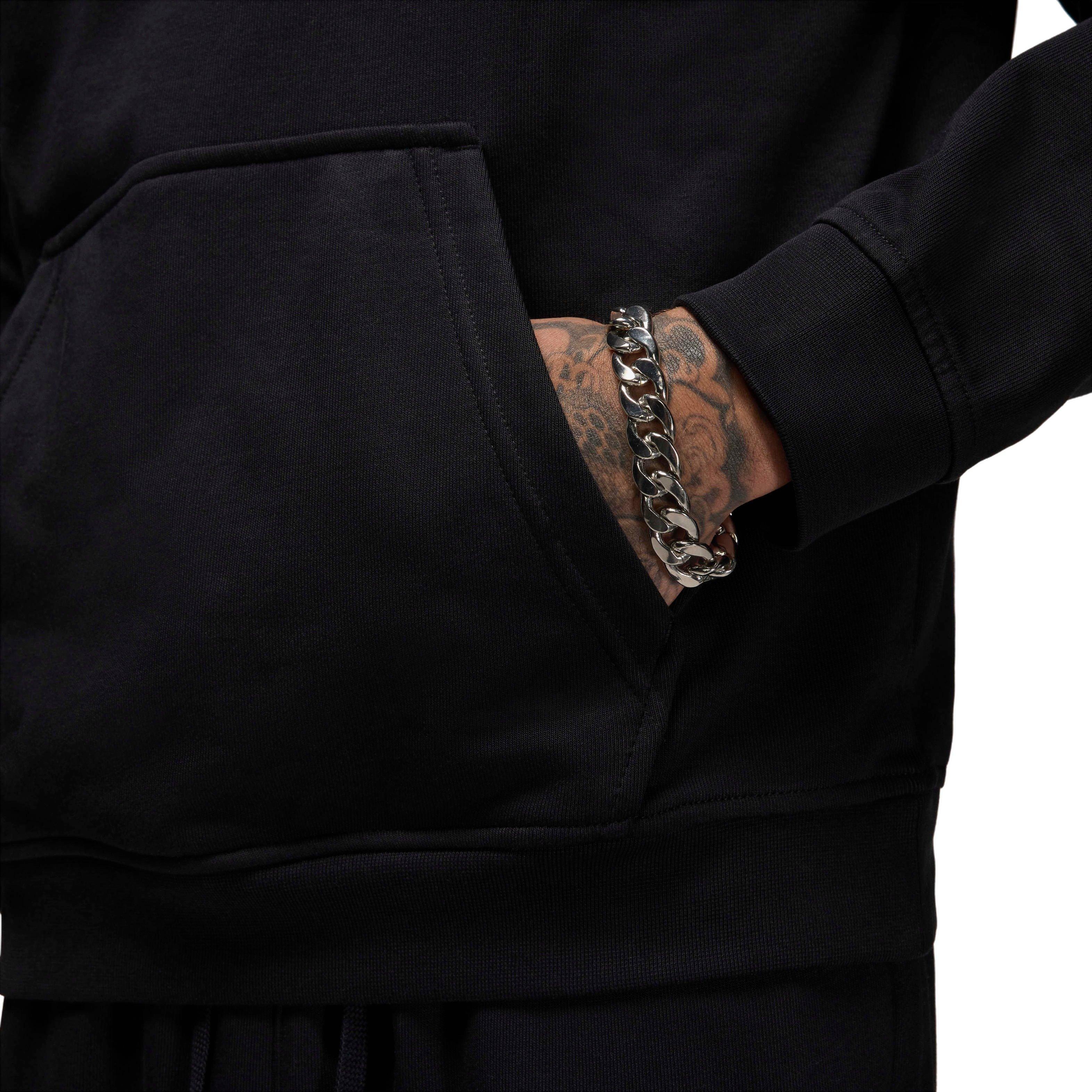 Jordan Men's Sport Crossover Dri-FIT Pullover Hoodie - Black - BLACK Thumbnail View 4