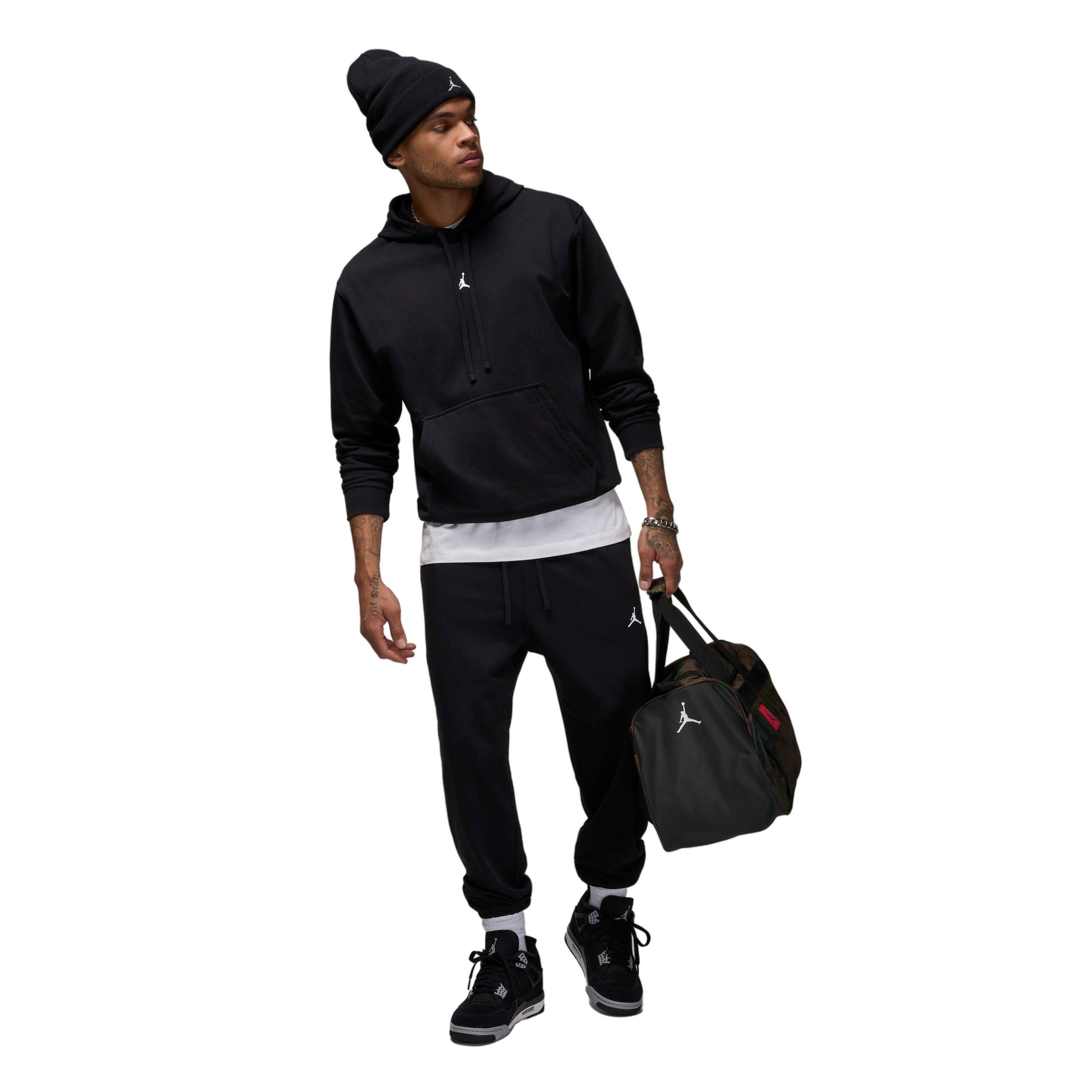 Jordan Men's Sport Crossover Dri-FIT Pullover Hoodie -Black - BLACK Thumbnail View 6