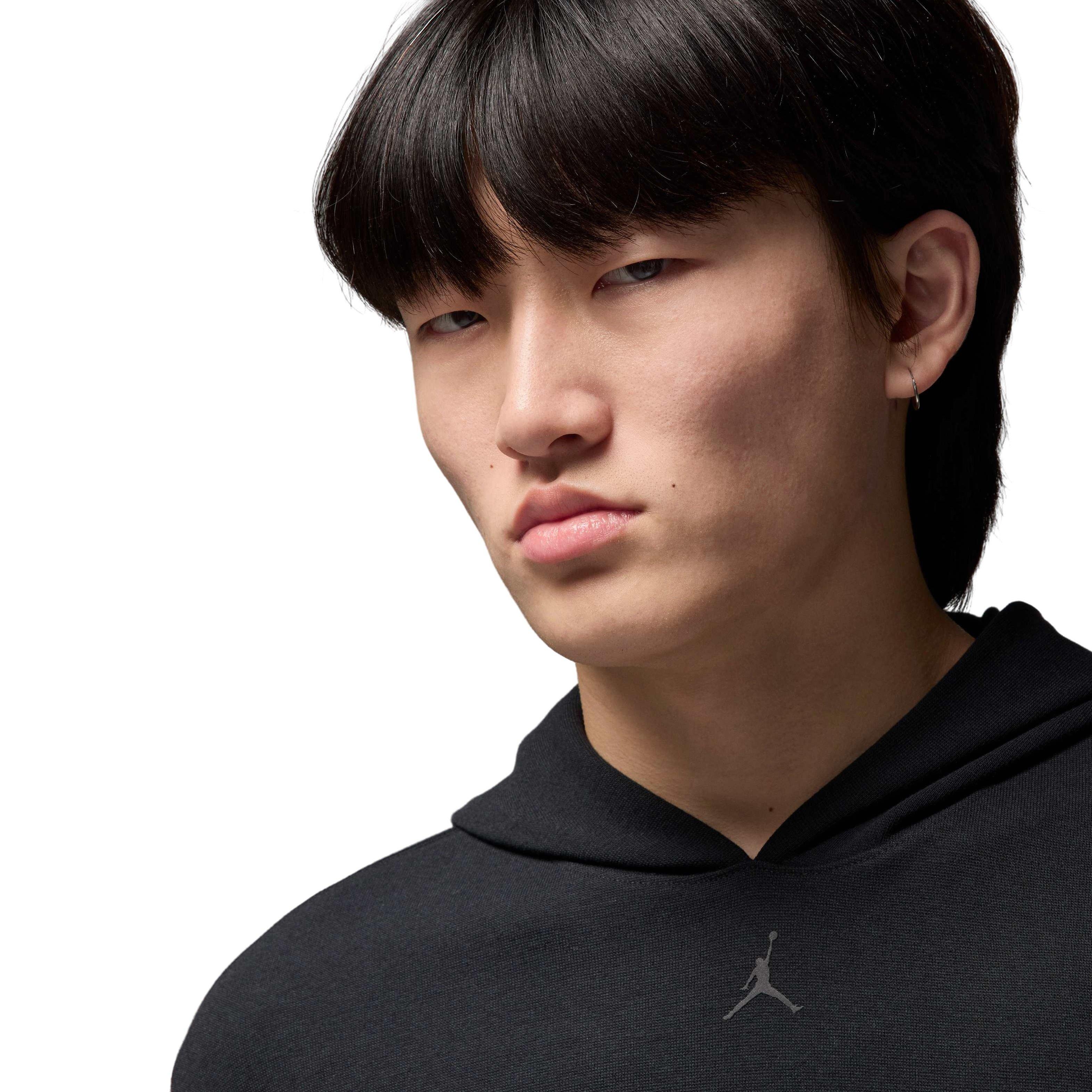 Jordan Men's Sport Golf Fleece Pullover Hoodie - BLACK Thumbnail View 3