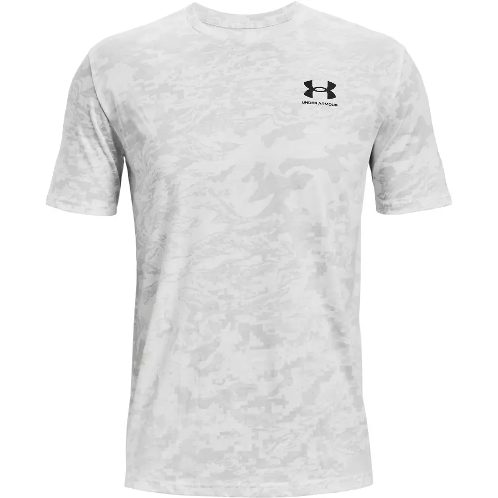 Under Armour Men's ABC Camo Short Sleeve - WHITE