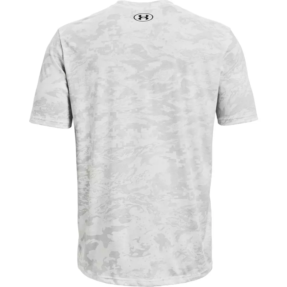 Under Armour Men's ABC Camo Short Sleeve - WHITE