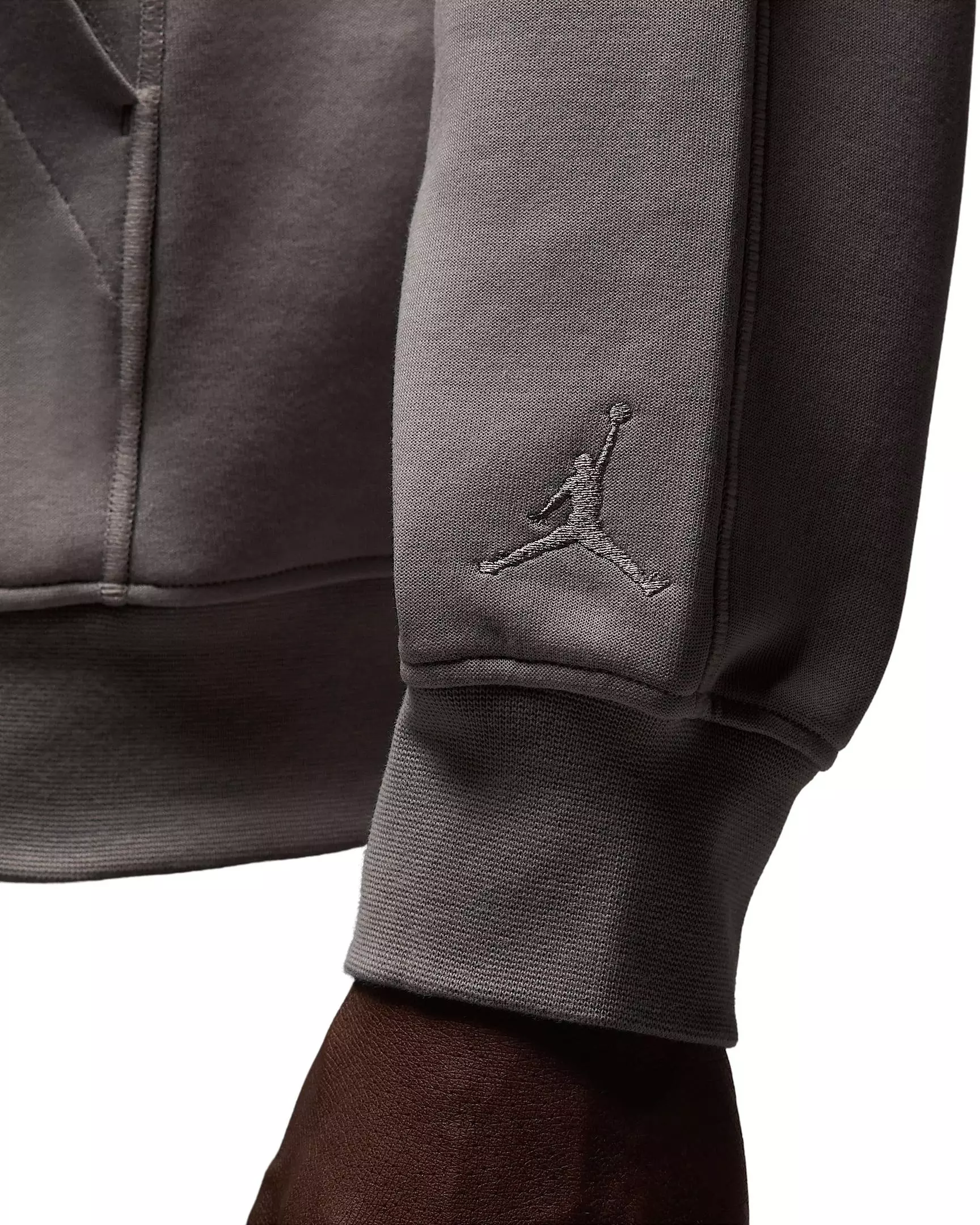 Jordan Luka Men's Dri-FIT Sports Hoop Fleece Pullover Hoodie -Grey - GREY