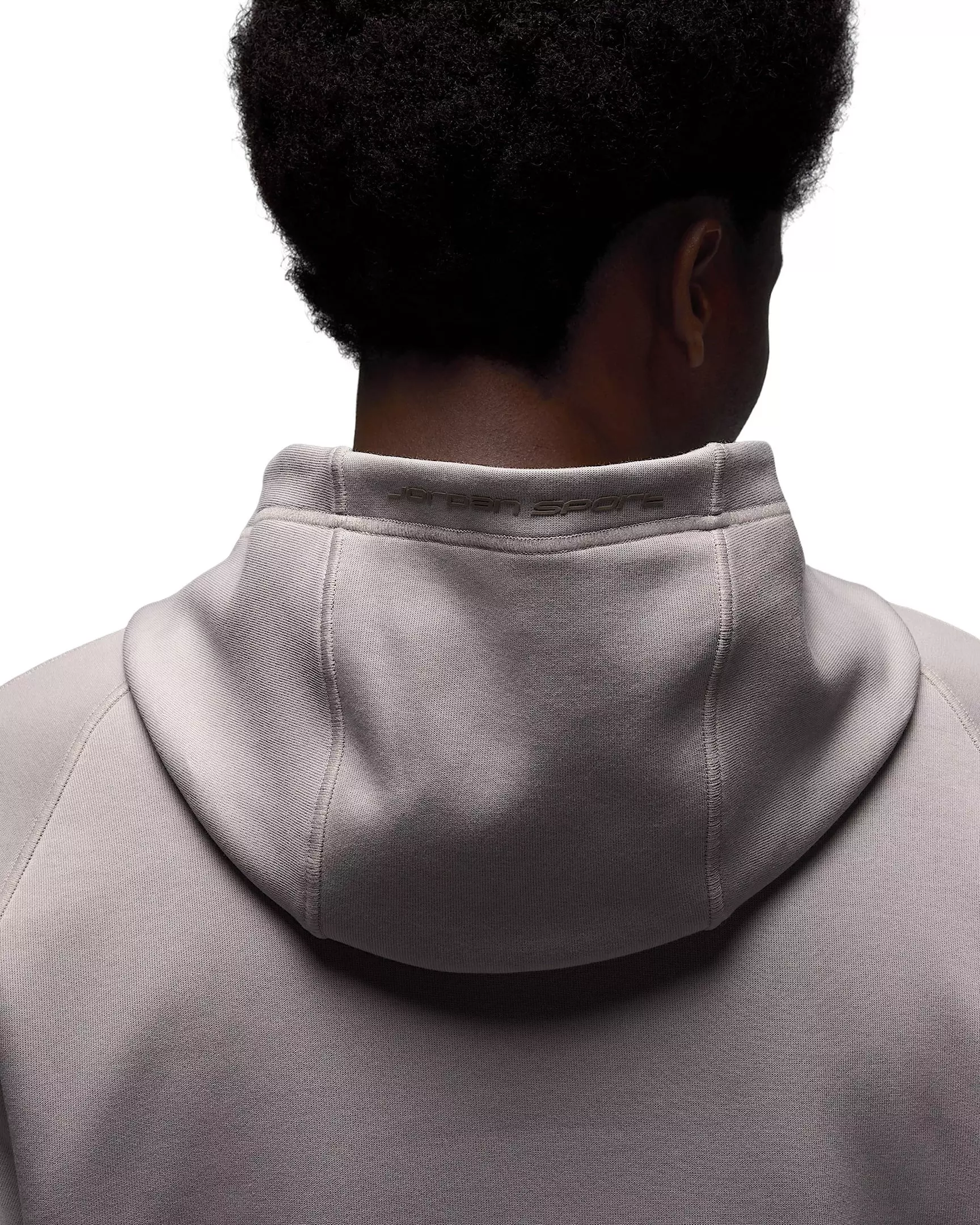 Jordan Luka Men's Dri-FIT Sports Hoop Fleece Pullover Hoodie -Grey - GREY