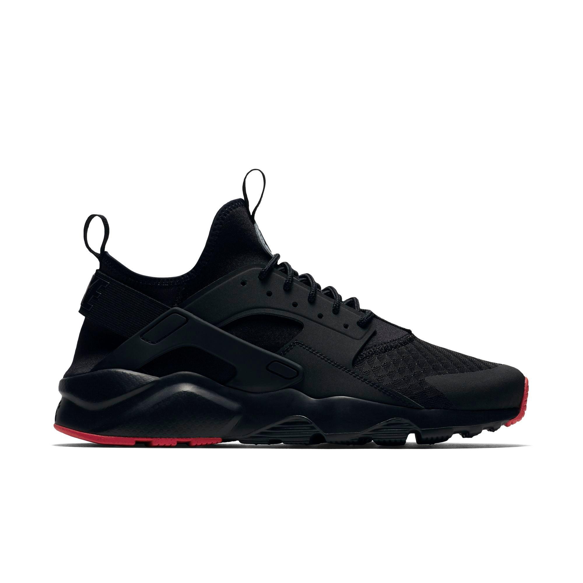 red and black huaraches mens