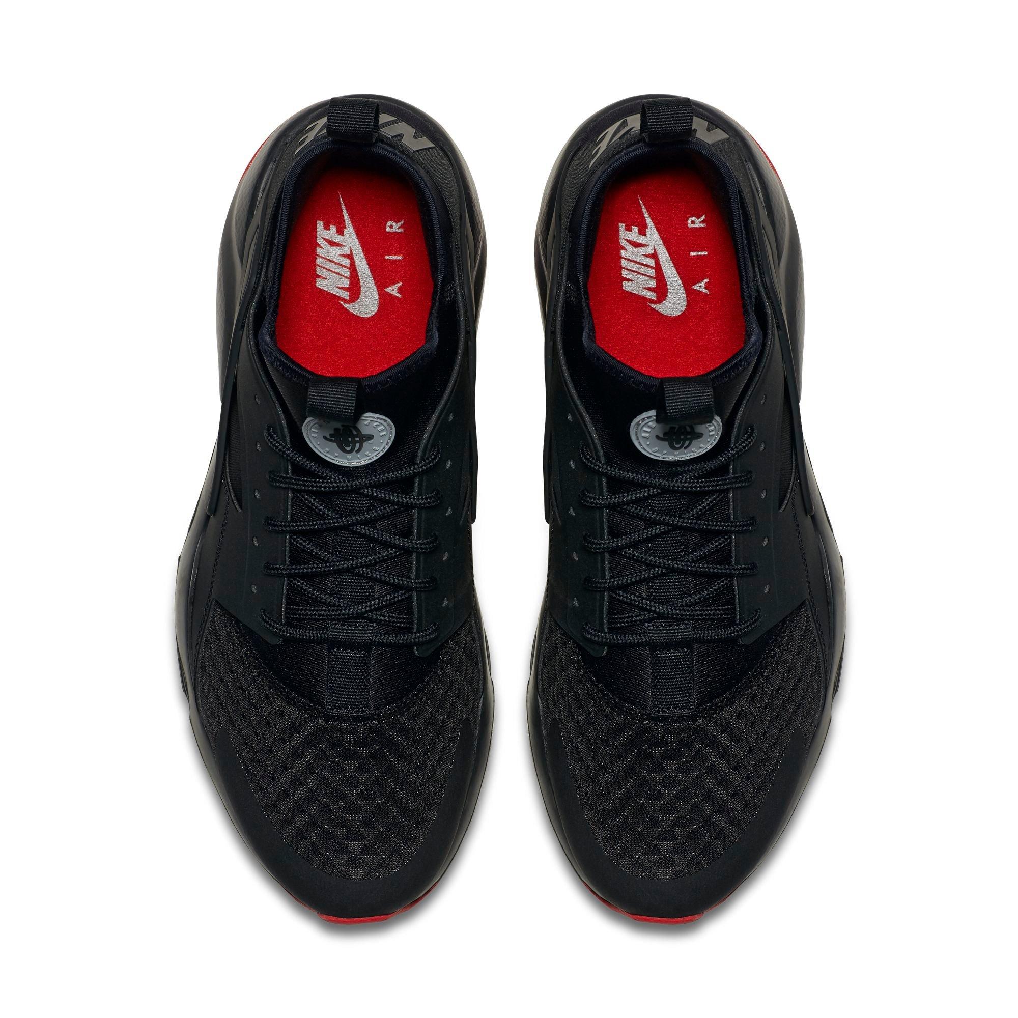 Nike Air Huarache Ultra Black Red Men S Casual Shoe Hibbett City Gear