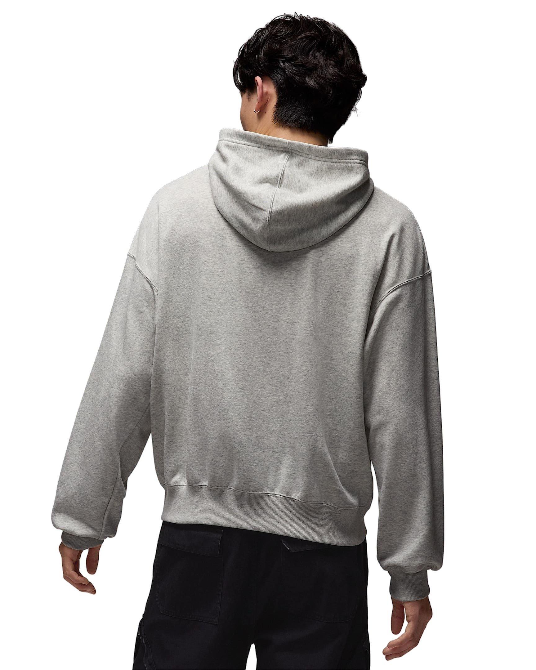 Jordan Men's Flight Oversized Pullover Hoodie - Grey - GREY Thumbnail View 2