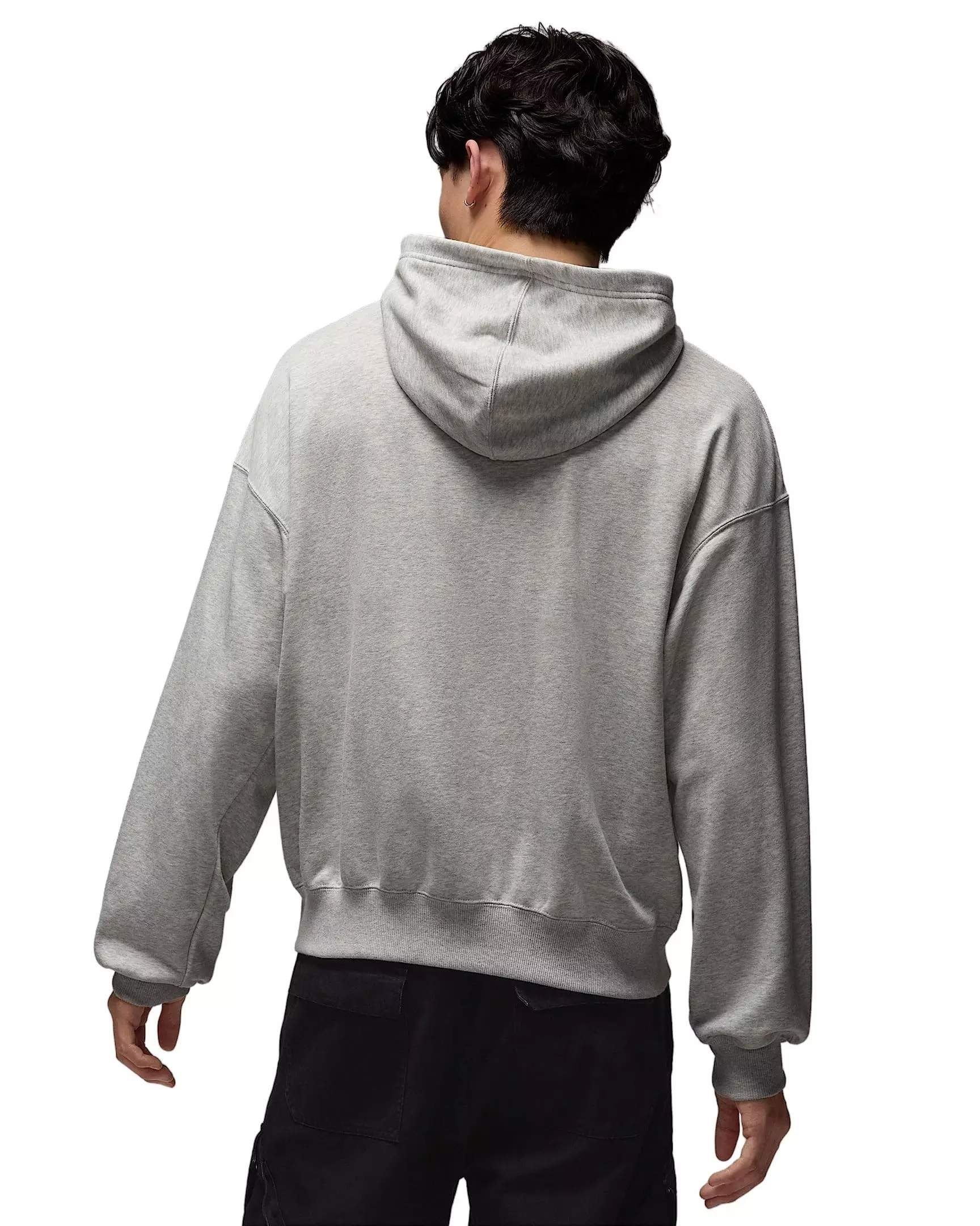 Jordan Men's Flight Oversized Pullover Hoodie - Grey - GREY