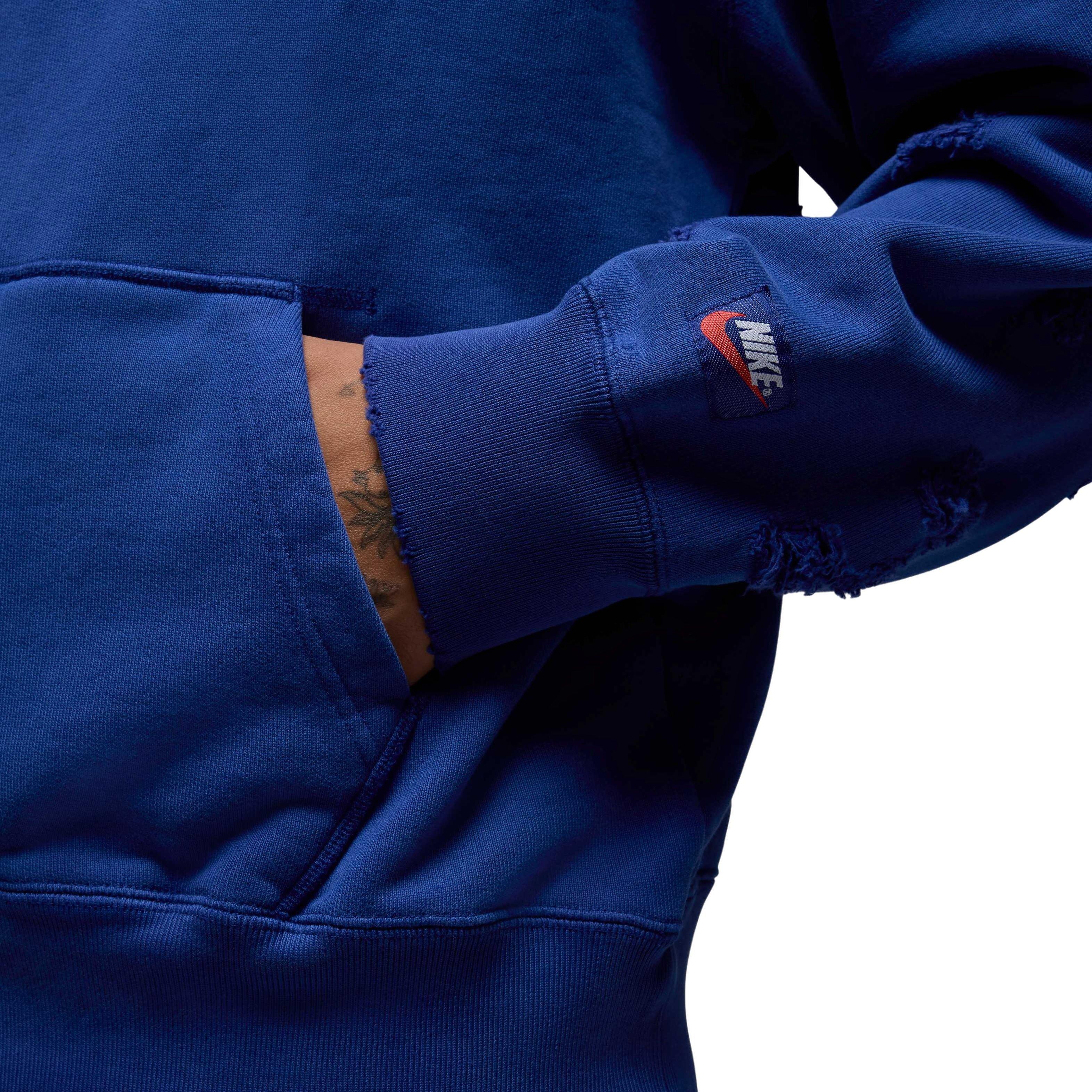 Jordan Men's Rare Air Wings Fleece Pullover Hoodie - Royal Blue - ROYAL BLUE Thumbnail View 5