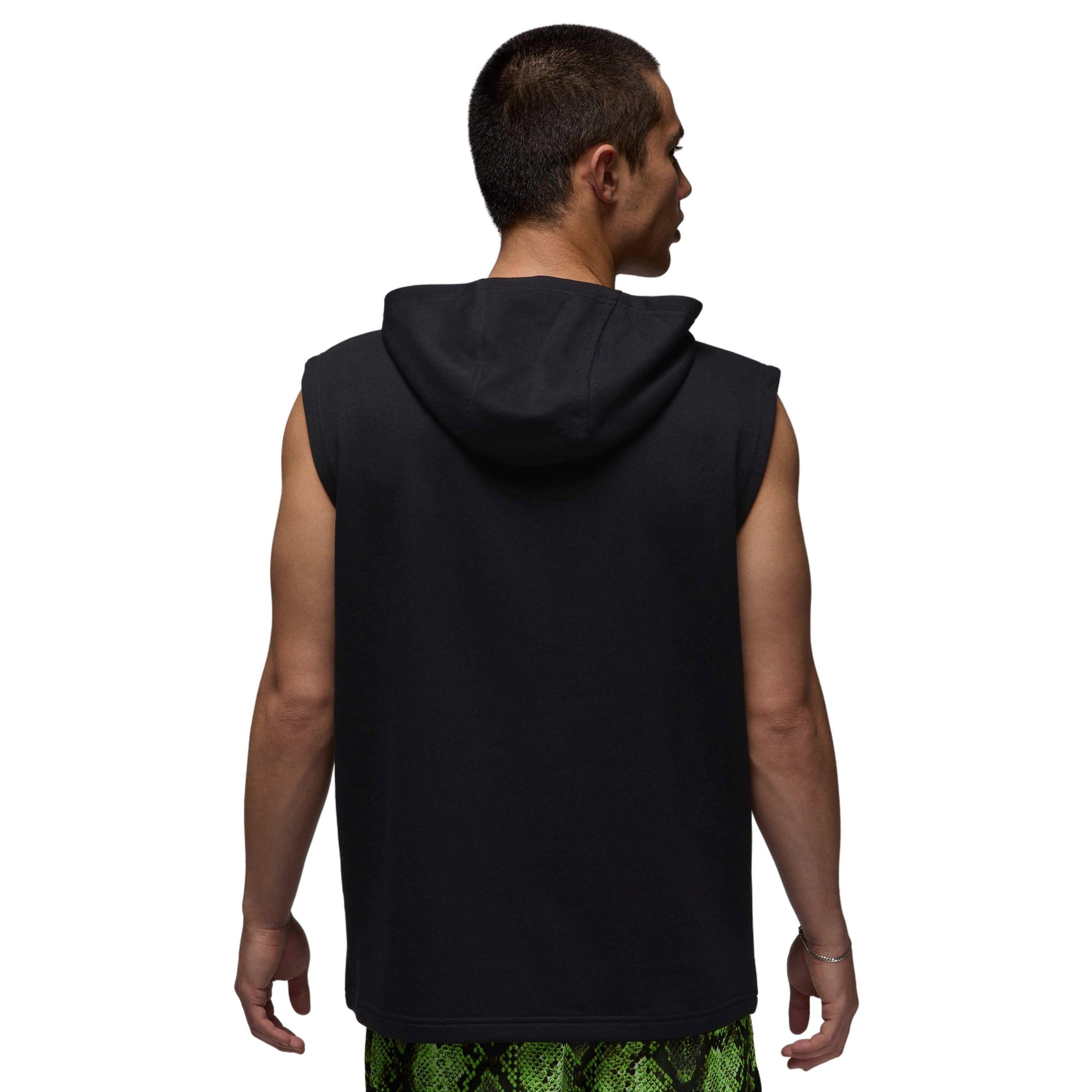 Jordan Men's Sport Crossover Dri-FIT Sleeveless Pullover Hoodie - BLACK Thumbnail View 2