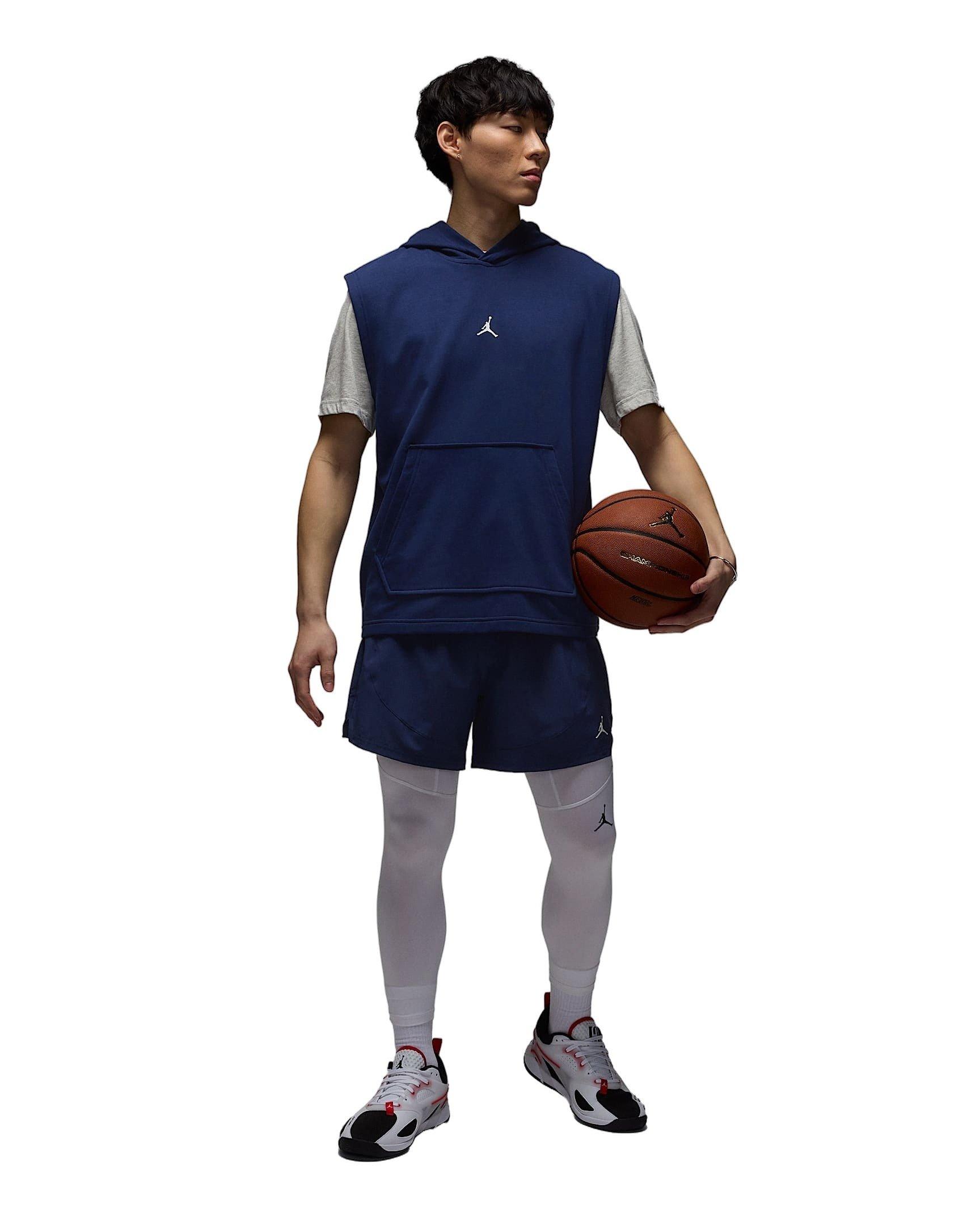 Jordan Men's Sport Crossover Dri-FIT Sleeveless Pullover Hoodie - NAVY Thumbnail View 7