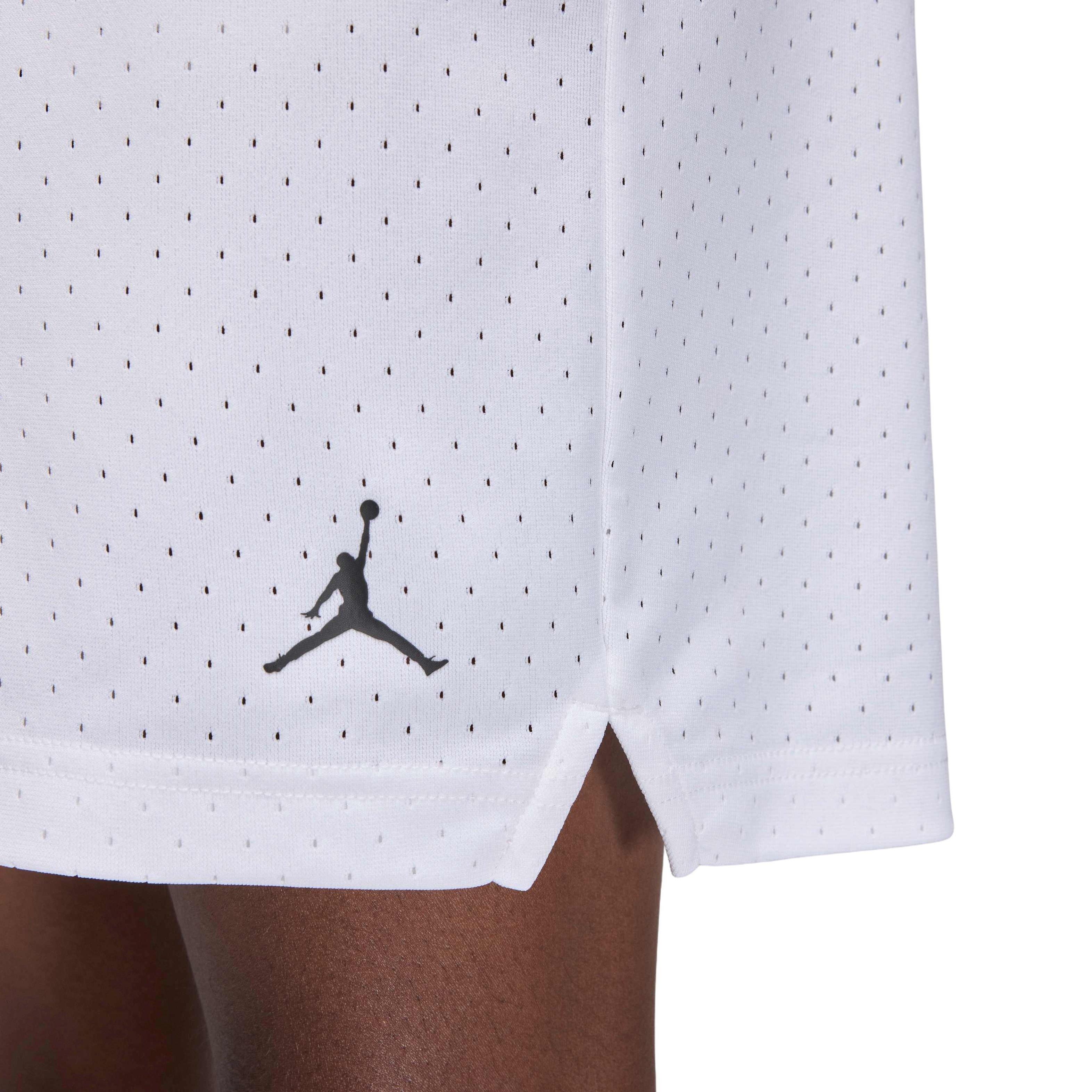 Jordan Men's Sport Dri-FIT Mesh Shorts - WHITE Thumbnail View 5