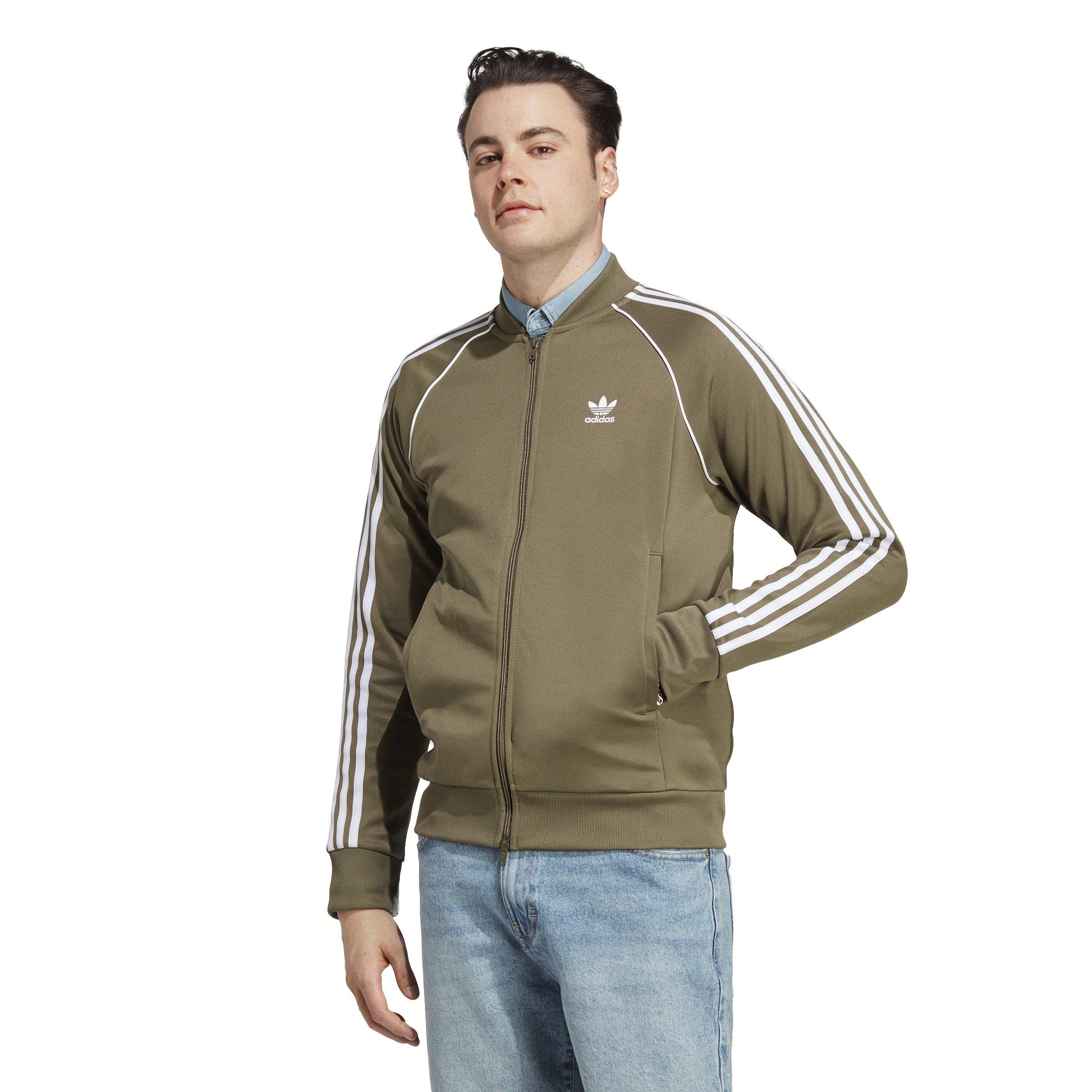 adidas Men\'s Originals Adicolor Classics SST Track Jacket - Green - Hibbett  | City Gear