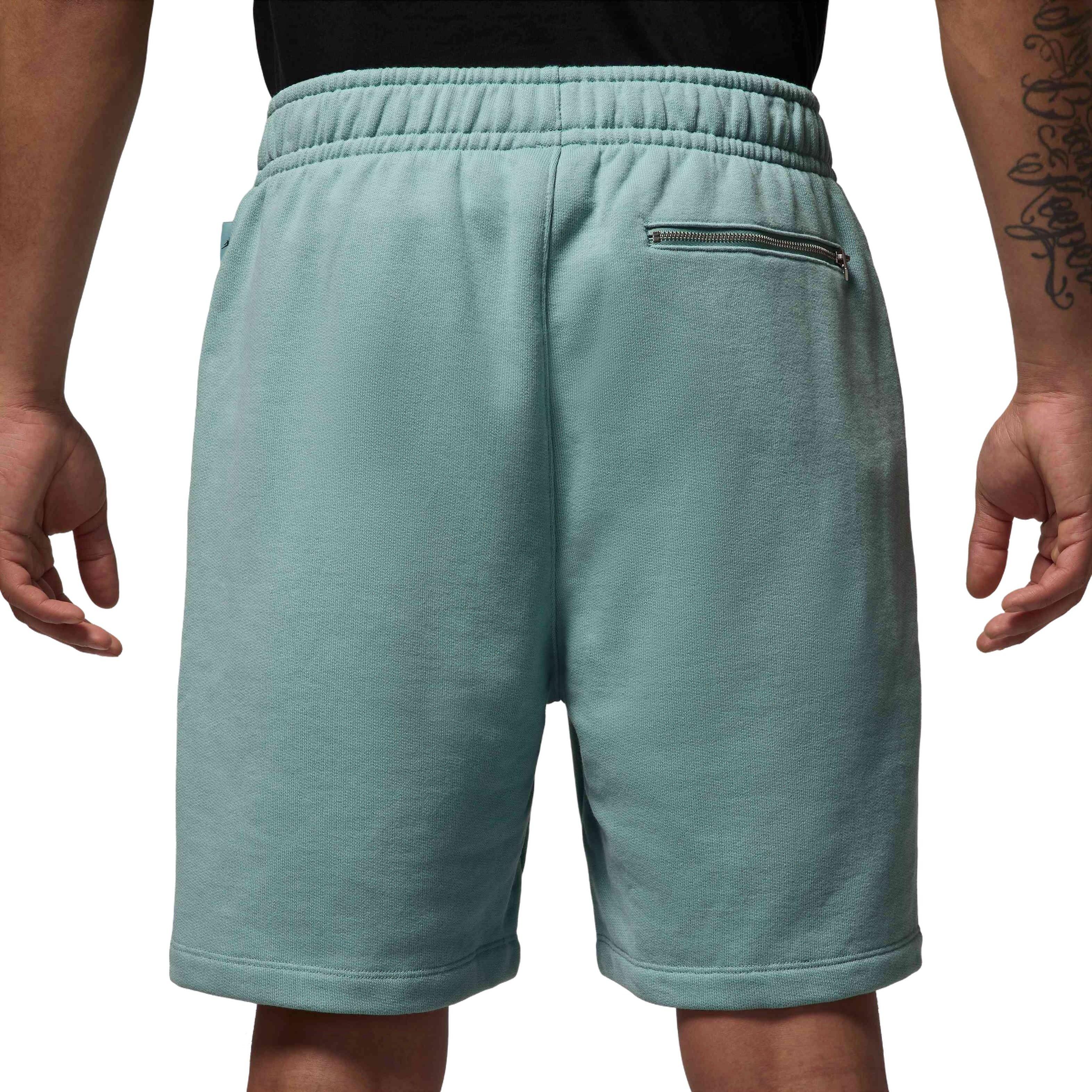 Jordan Men's Air Wordmark Fleece Shorts - GREEN Thumbnail View 2