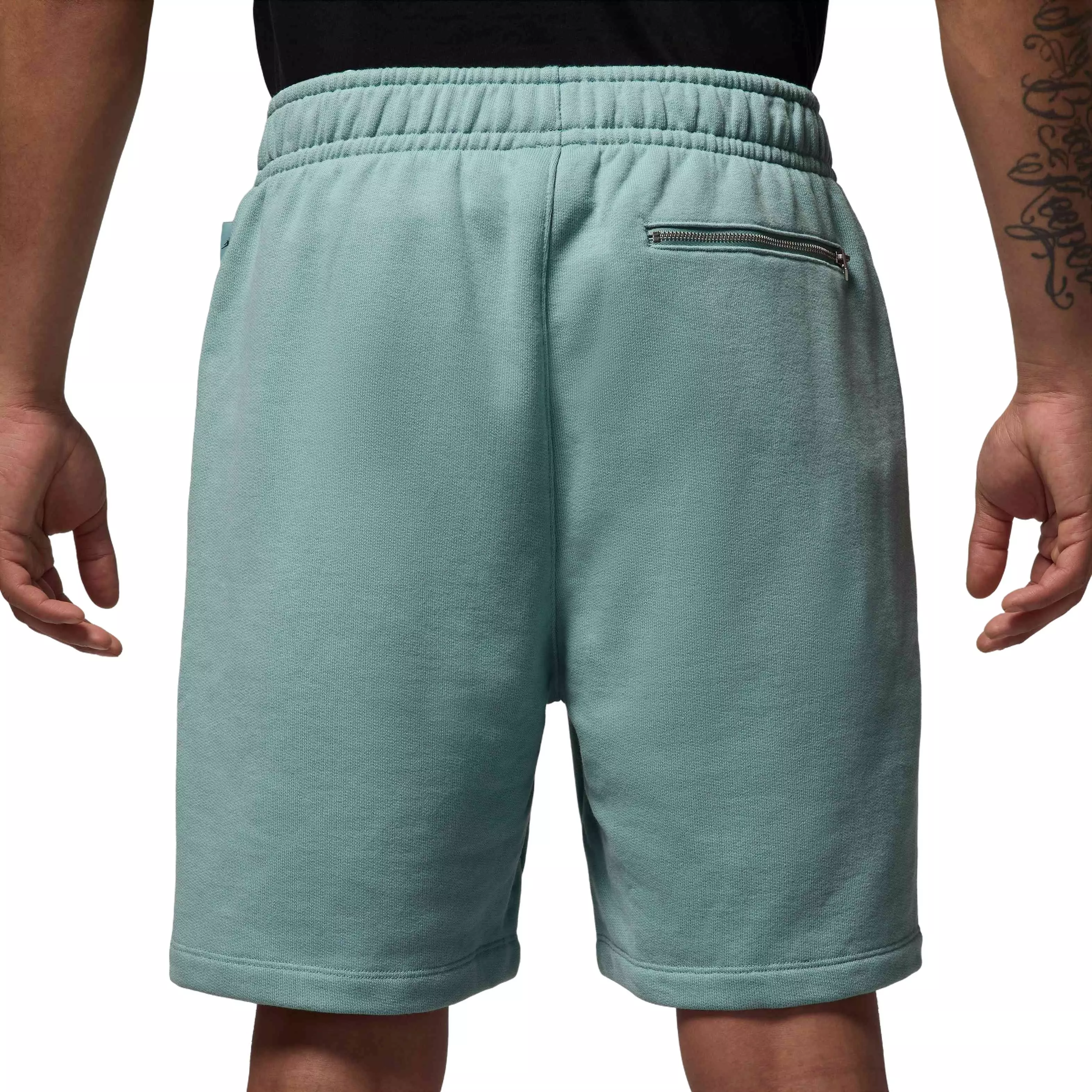 Jordan Men's Air Wordmark Fleece Shorts - GREEN