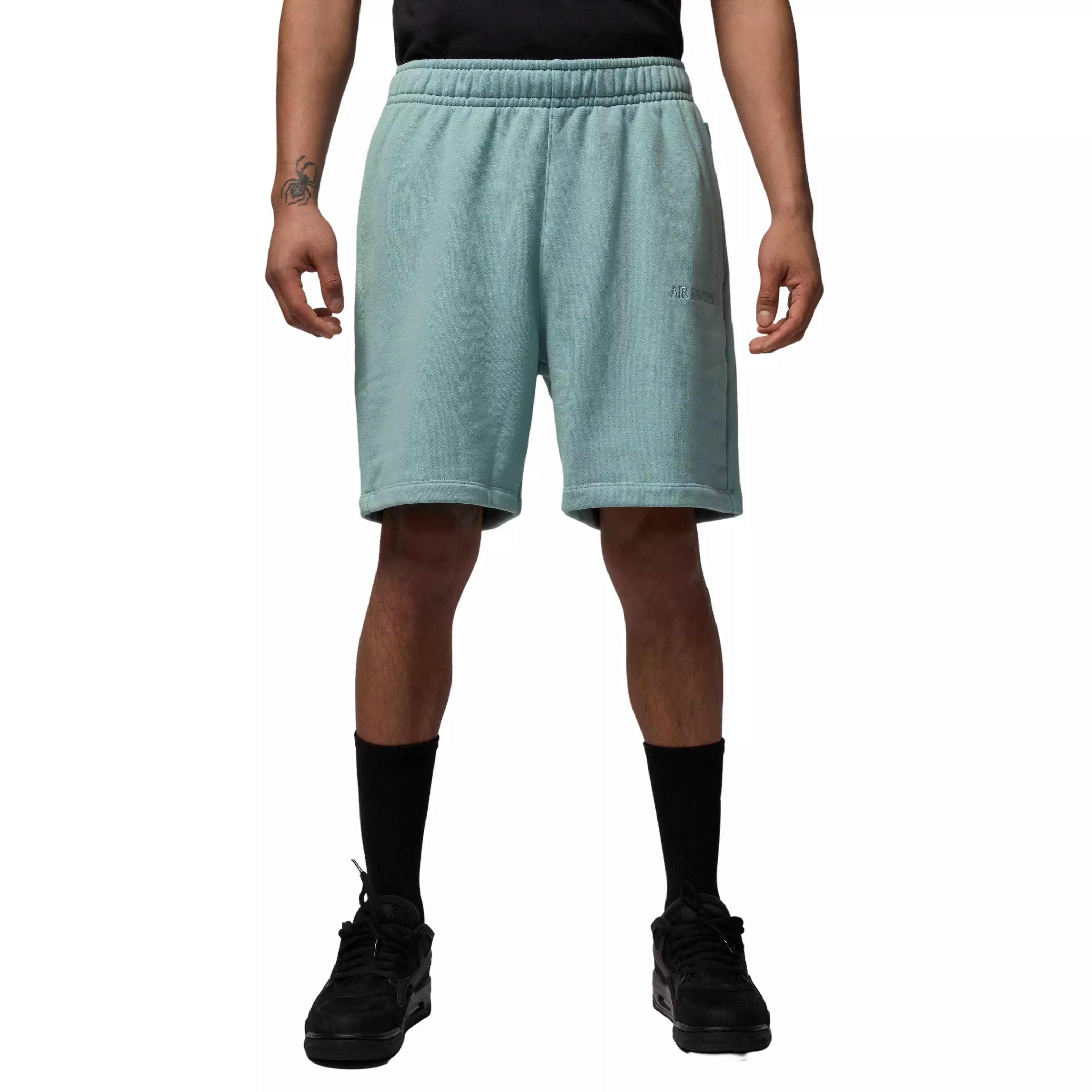 Jordan Men's Air Wordmark Fleece Shorts - GREEN