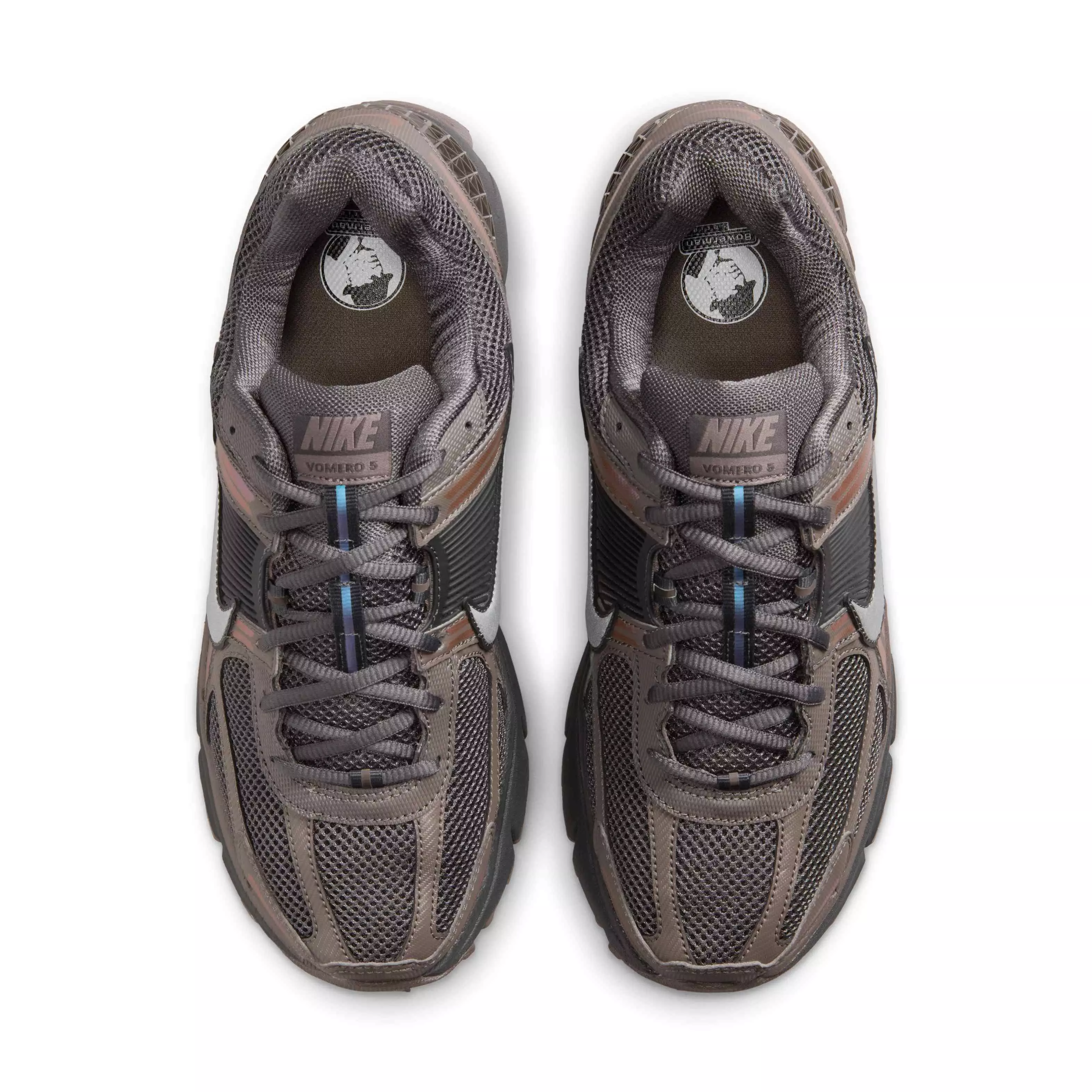 Nike Zoom Vomero 5 "Cave Stone/Multi-Color/Medium Ash/Metallic Silver" Men's Shoe - BROWN/GREY/STONE