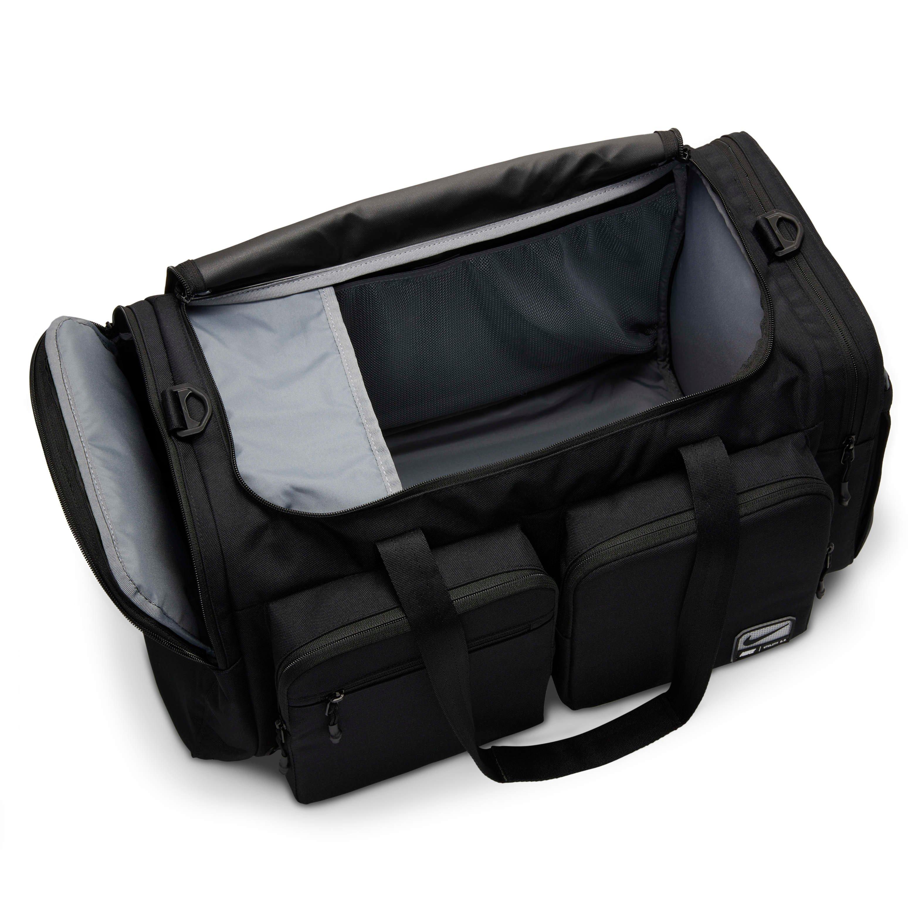 Nike Men's Utility Power 2.0 Medium Duffle Bag -Black - BLACK Thumbnail View 6