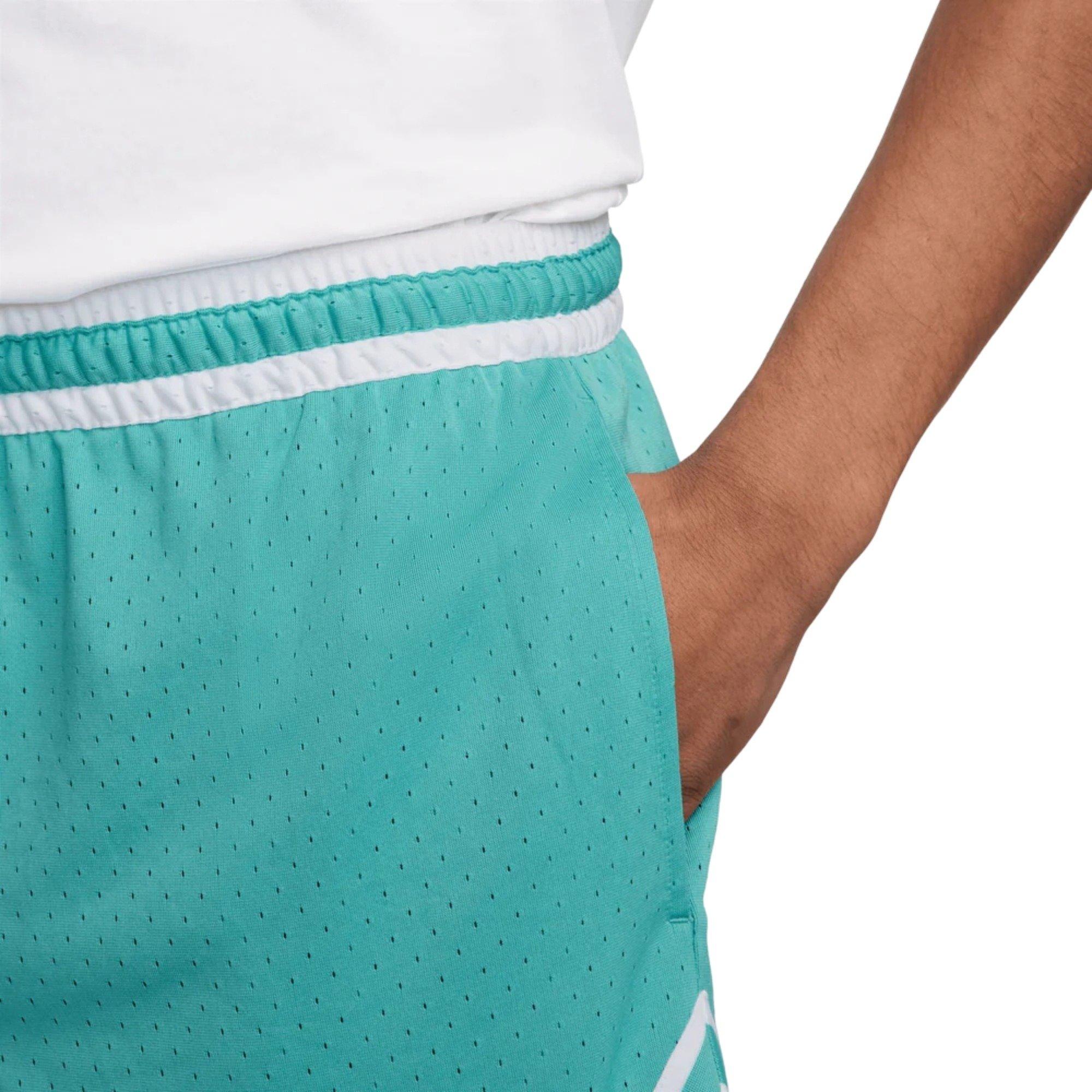 Jordan Men's Sport Dri-FIT Mesh Diamond Shorts - Teal - TEAL Thumbnail View 3