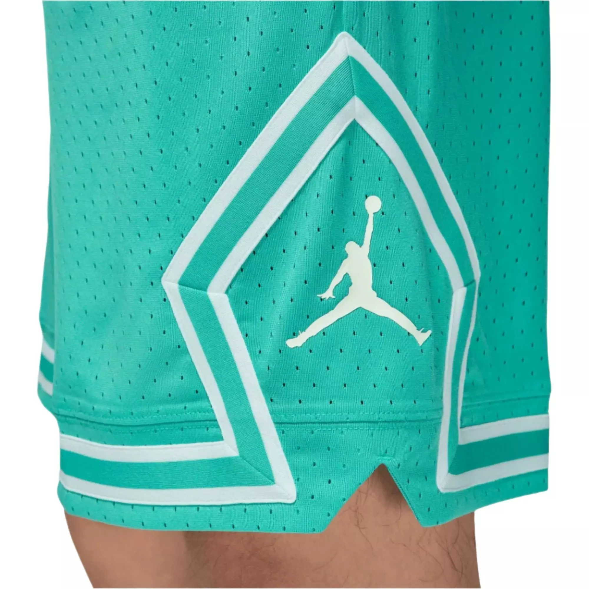 Jordan Men's Sport Dri-FIT Mesh Diamond Shorts -Teal - TEAL