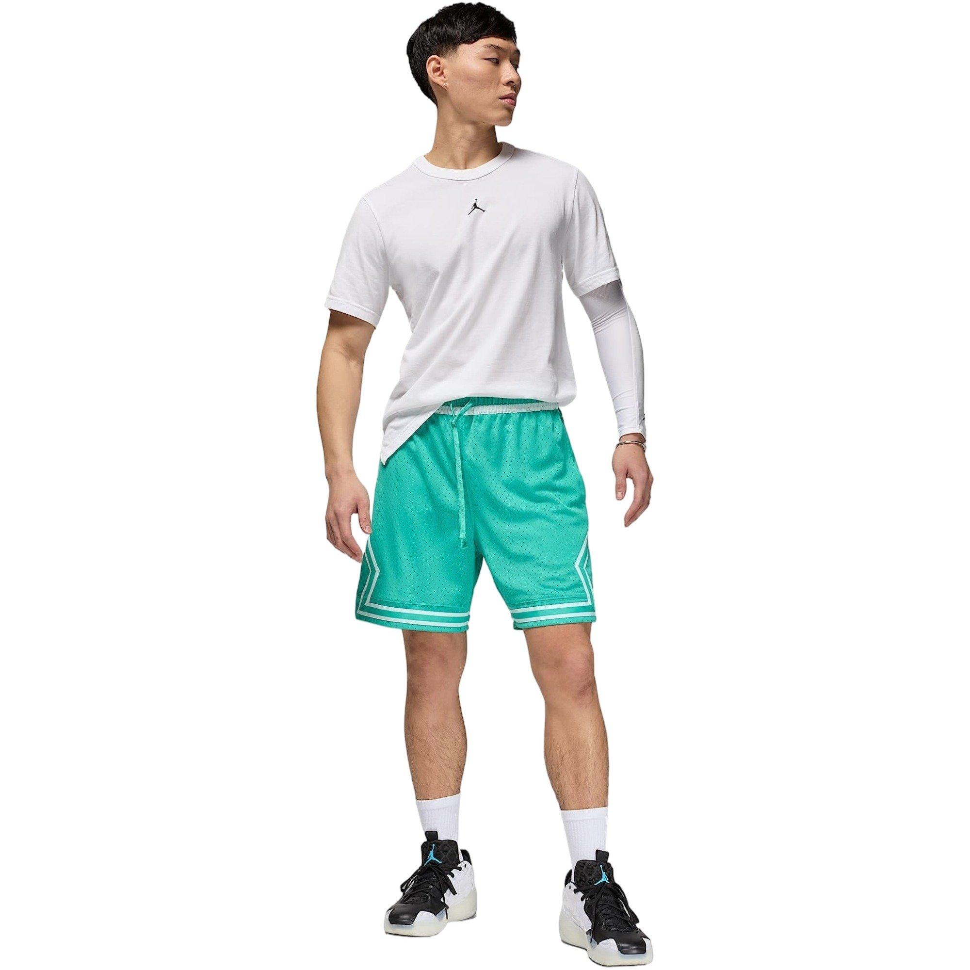 Jordan Men's Sport Dri-FIT Mesh Diamond Shorts - Teal - TEAL Thumbnail View 5