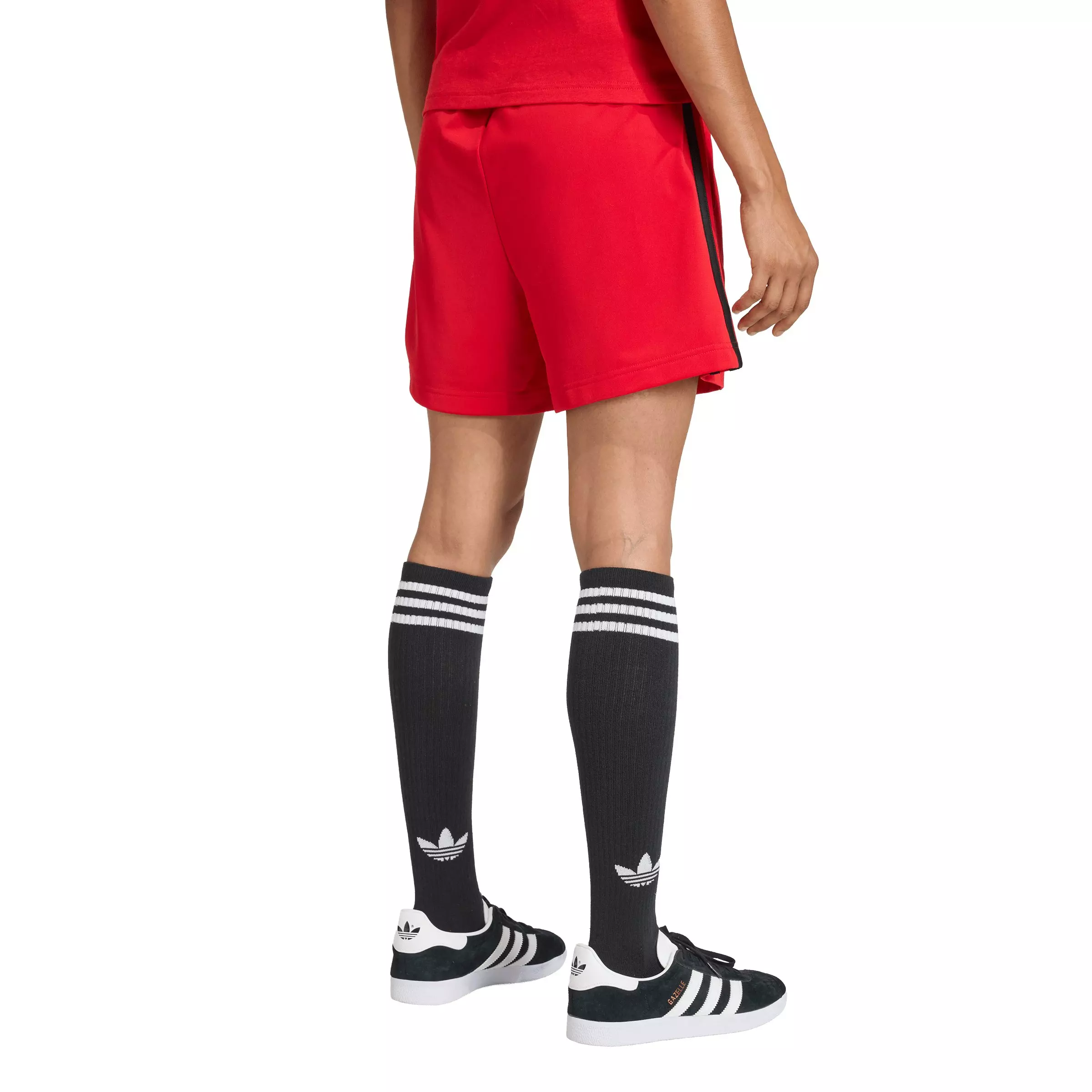 adidas Originals Women's Firebird Classic Shorts-Red - RED