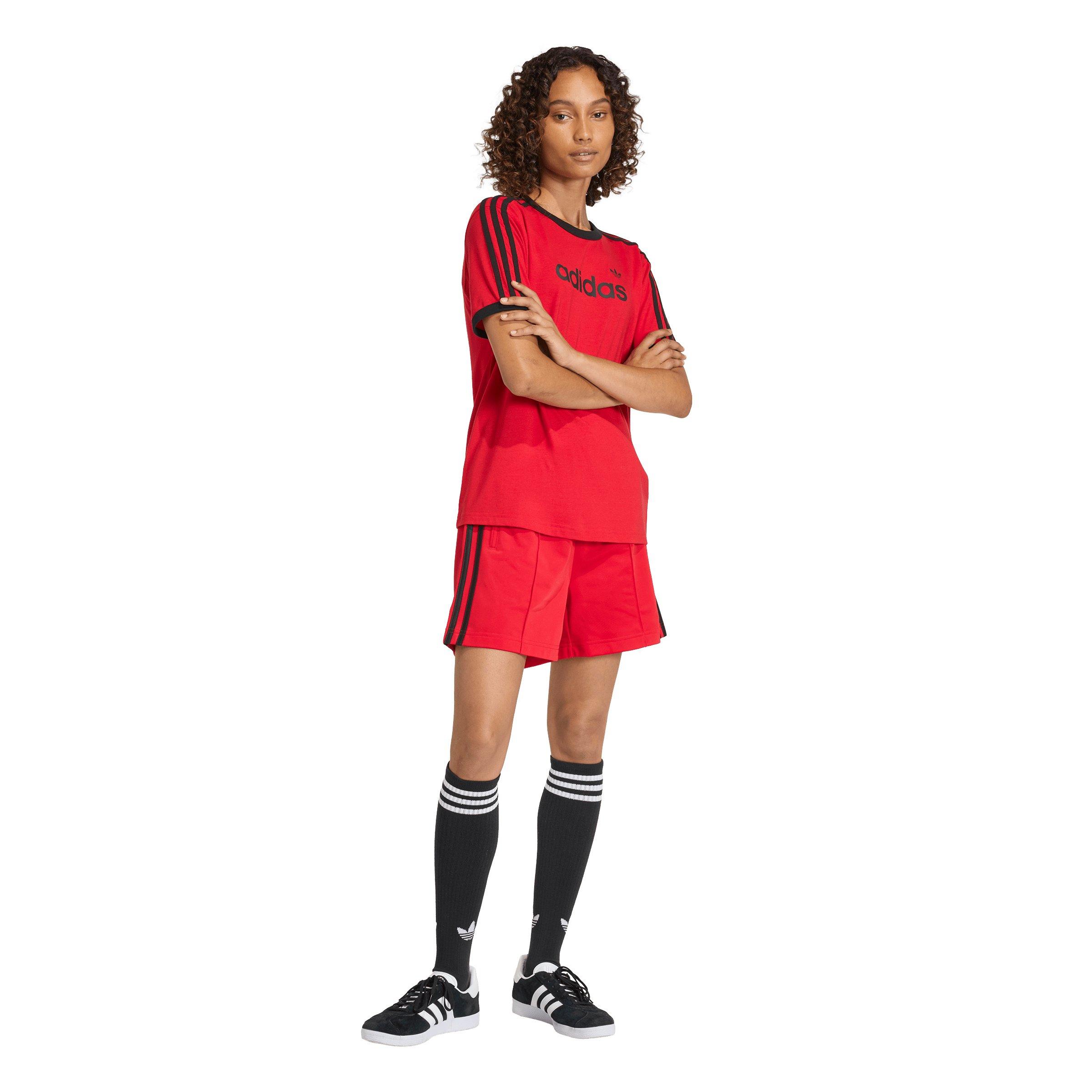 adidas Originals Women's Firebird Classic Shorts - Red - RED Thumbnail View 5