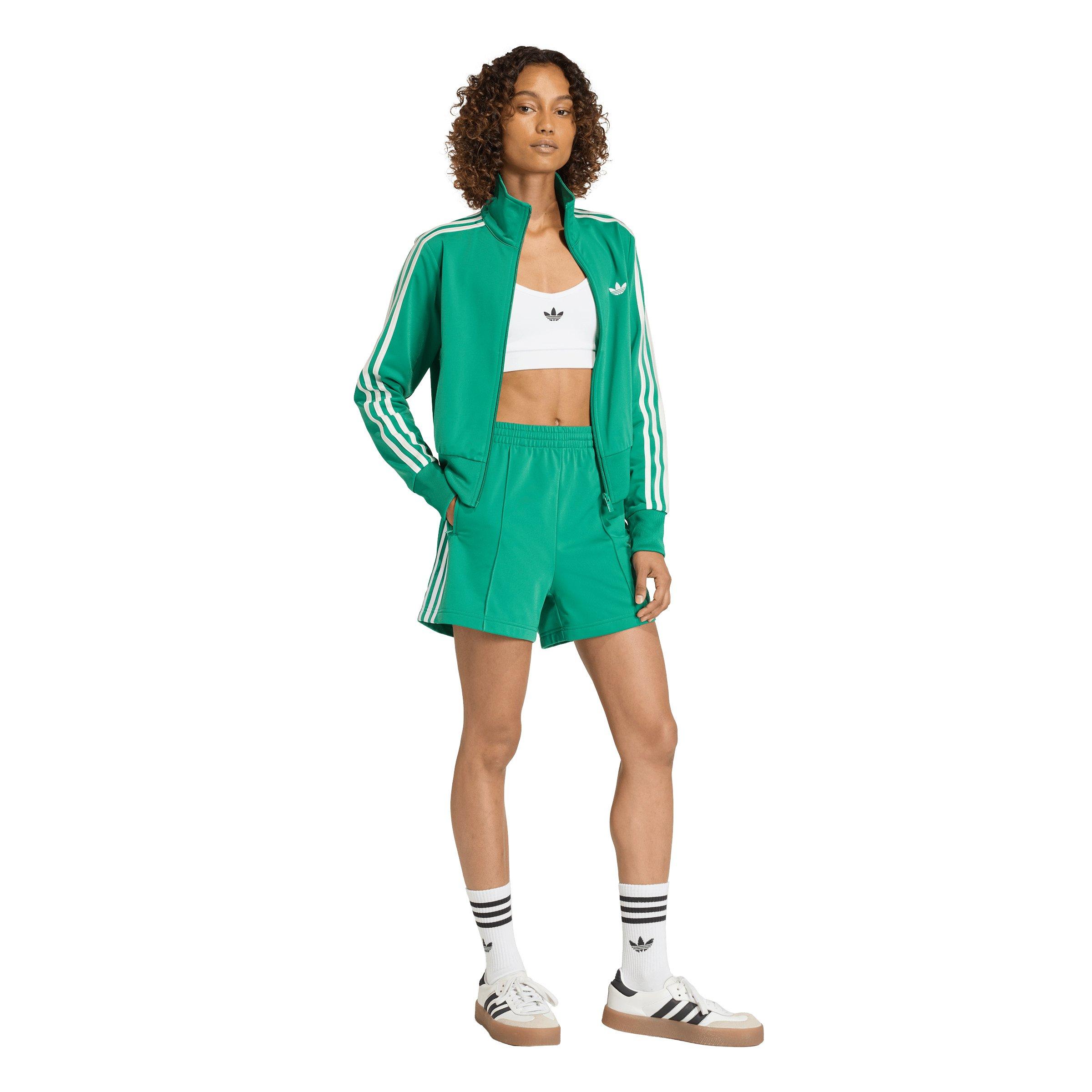 adidas Originals Women's Firebird Classic Shorts-Green - GREEN Thumbnail View 5