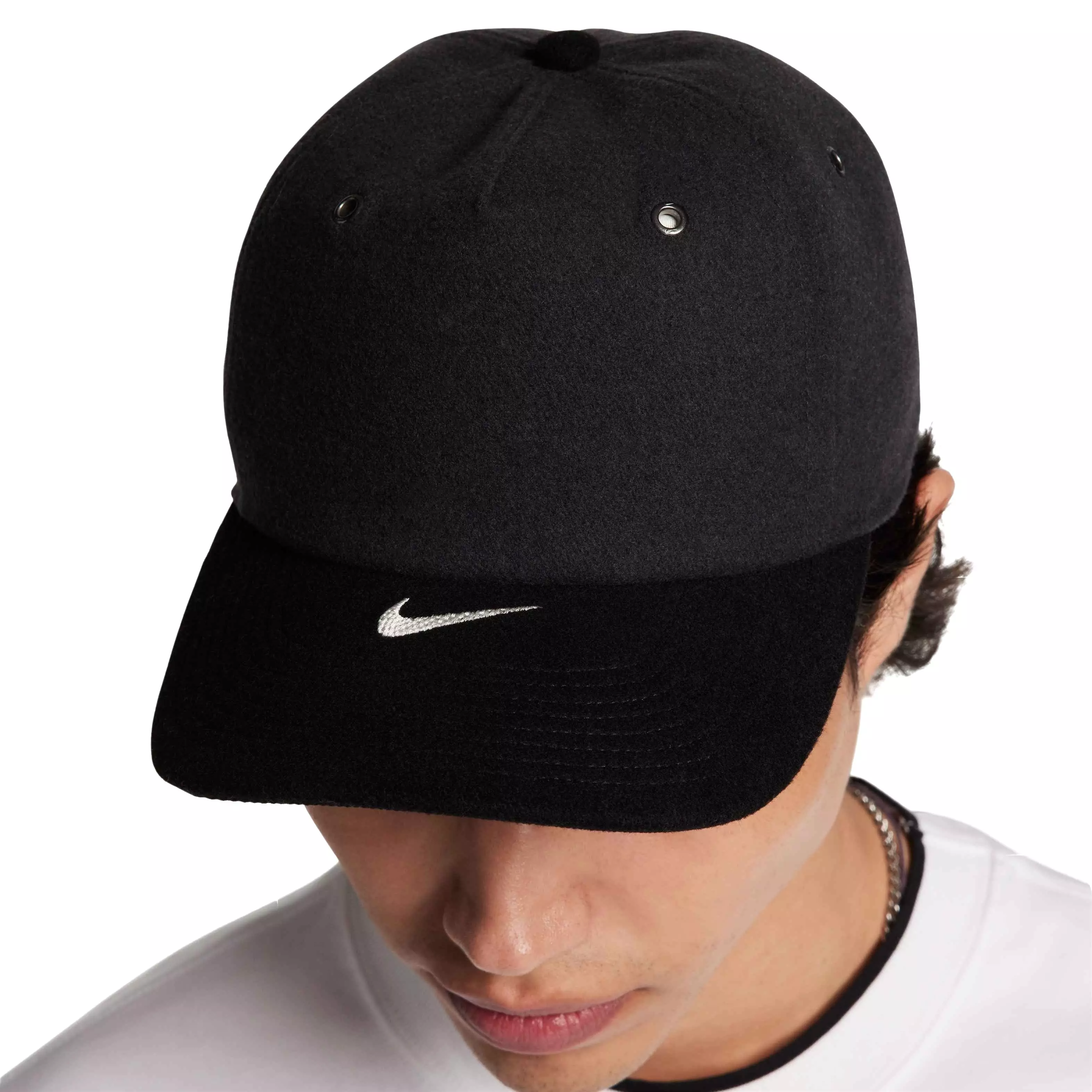 Nike Pro Cap Unstructured Flat Bill Hat-Dark Grey - DK GREY