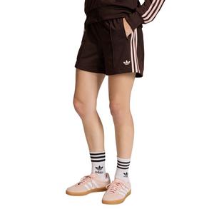 adidas Originals Women's Firebird Classic Shorts-Brown
