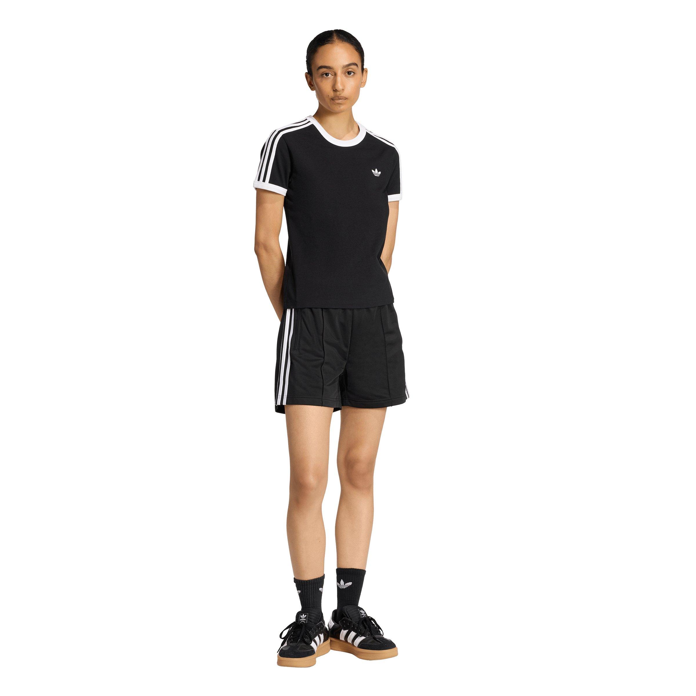 adidas Originals Women's Firebird Classic Shorts - Black - BLACK Thumbnail View 5