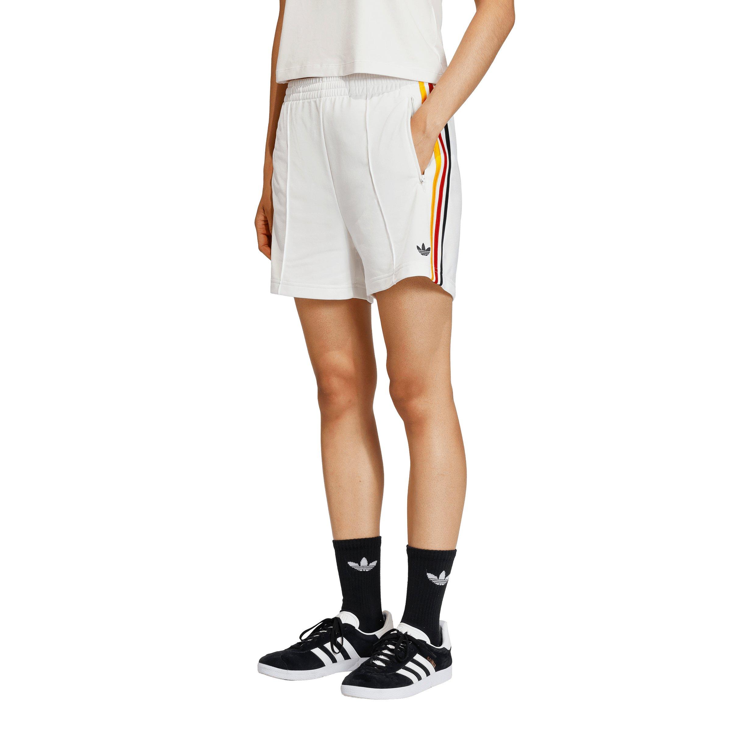 adidas Originals Women's Firebird Classic Shorts-White - WHITE Thumbnail View 1