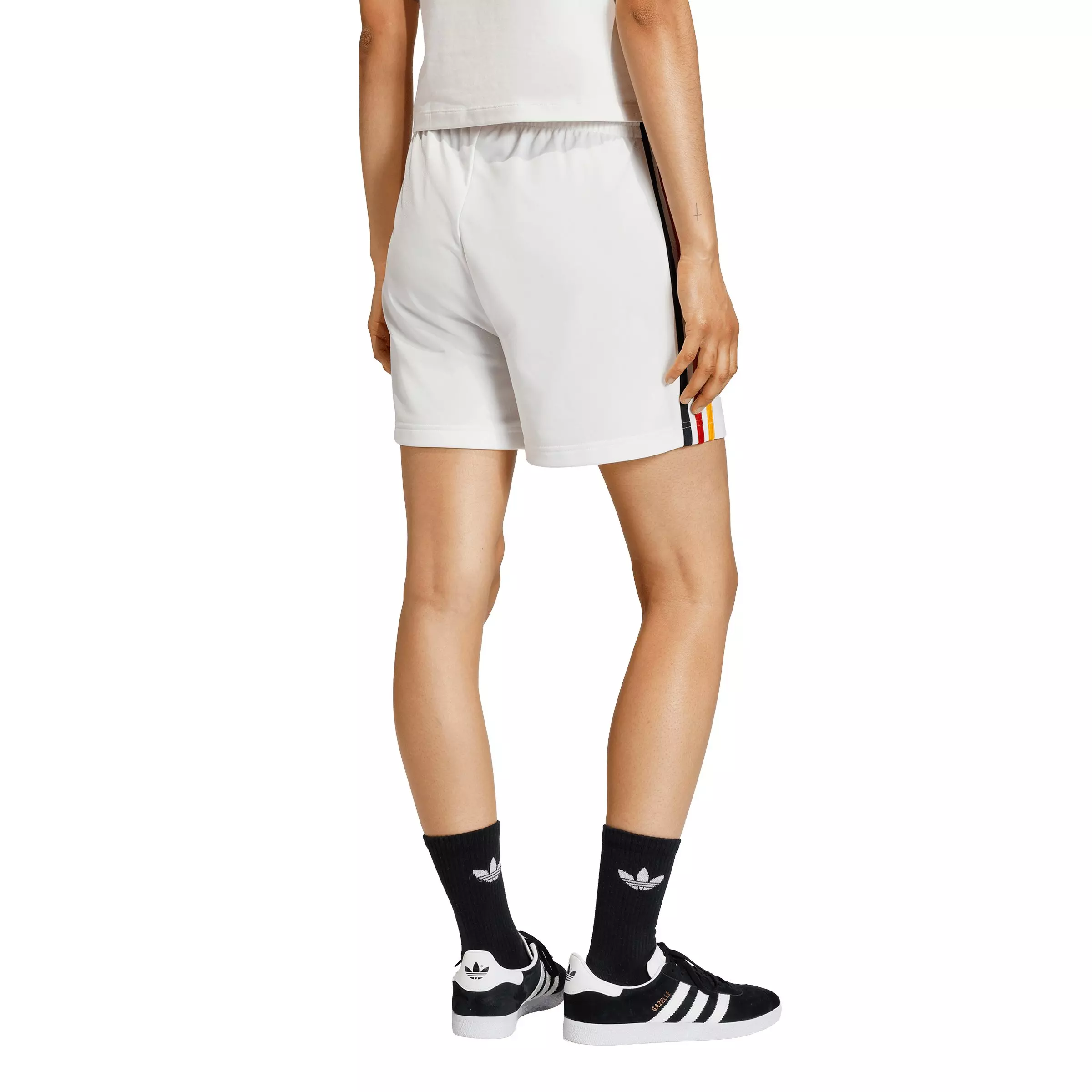 adidas Originals Women's Firebird Classic Shorts - White - WHITE