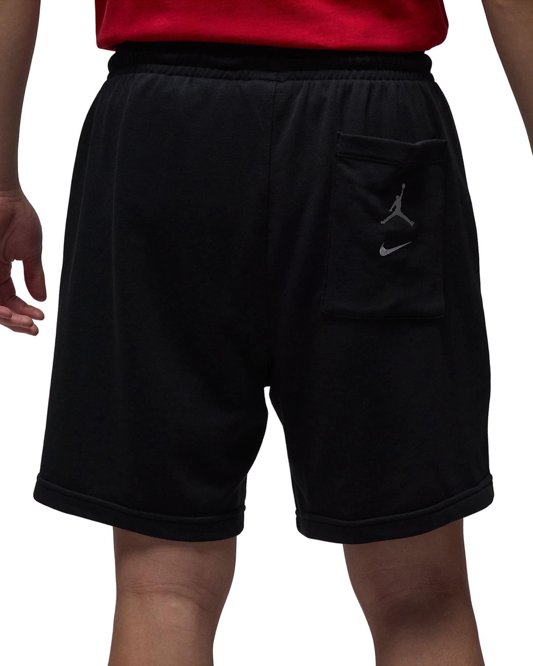 Jordan Men's MVP French Terry Shorts - BLACK Thumbnail View 2