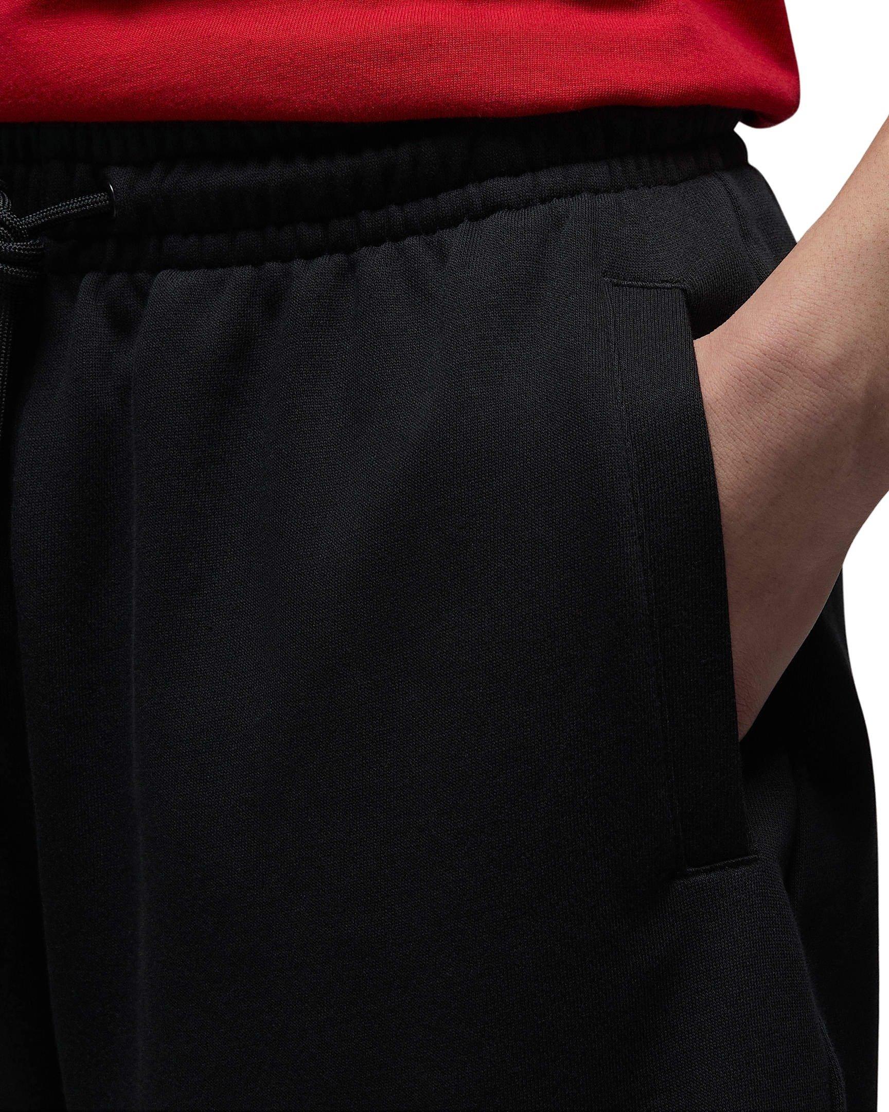 Jordan Men's MVP French Terry Shorts - BLACK Thumbnail View 3