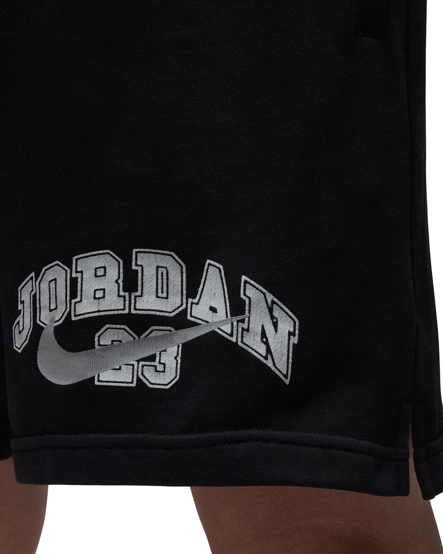 Jordan Men's MVP French Terry Shorts - BLACK Thumbnail View 5