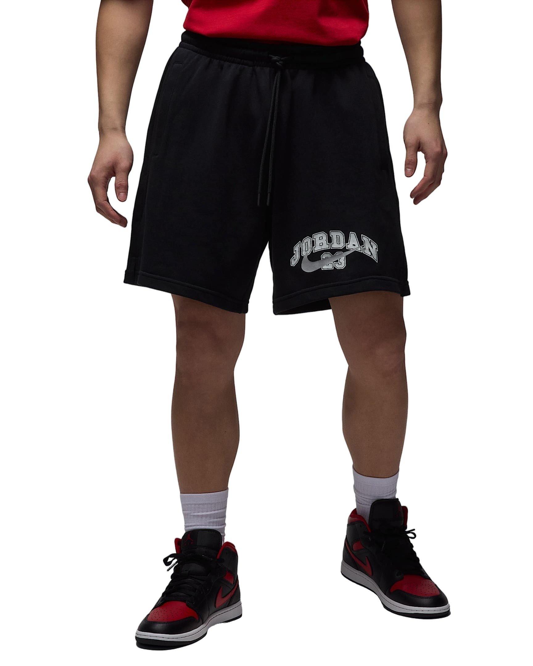 Jordan Men's MVP French Terry Shorts - BLACK Thumbnail View 6