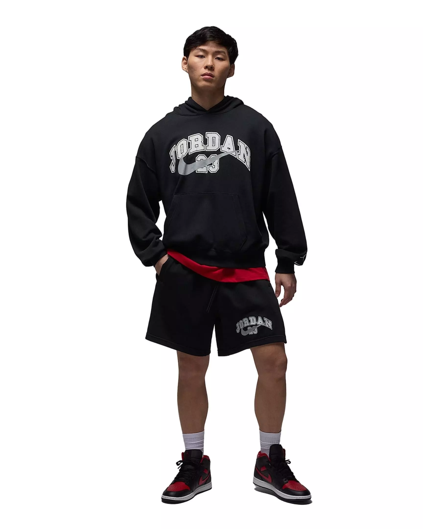 Jordan Men's MVP French Terry Shorts - BLACK