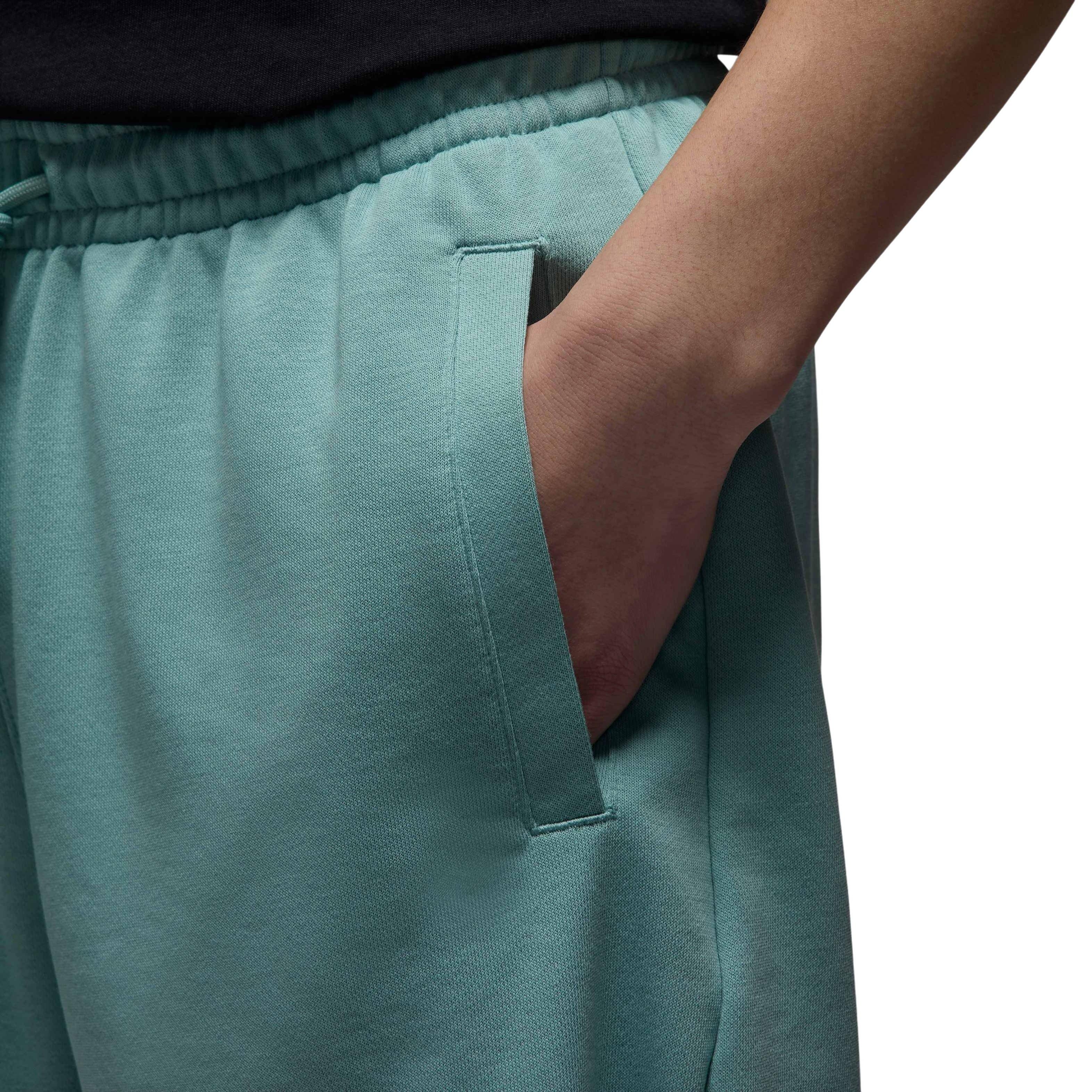 Jordan Men's MVP French Terry Shorts - GREEN Thumbnail View 4