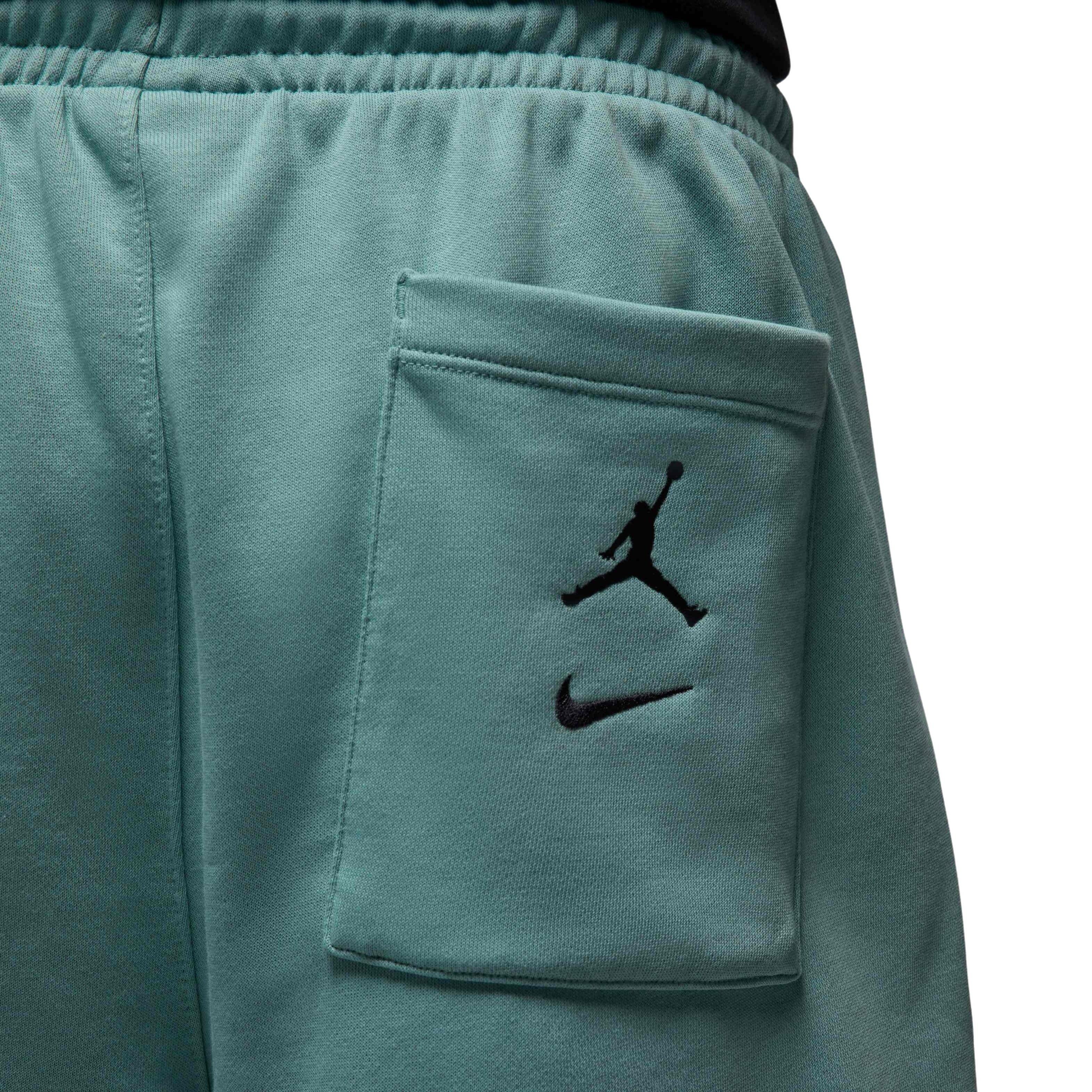 Jordan Men's MVP French Terry Shorts - GREEN Thumbnail View 5