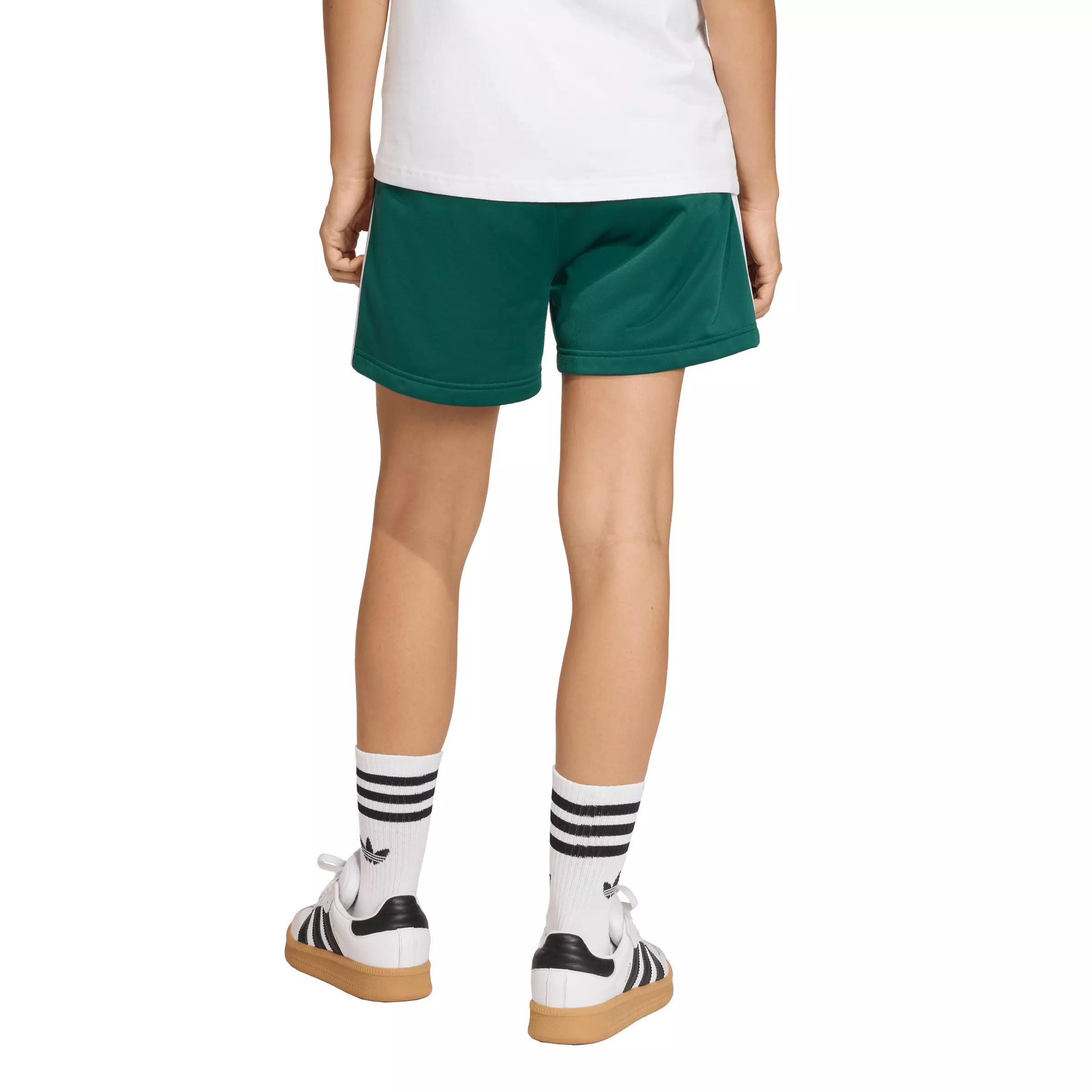 adidas Originals Women's Firebird Classic Shorts - Dark Green - DK GREEN