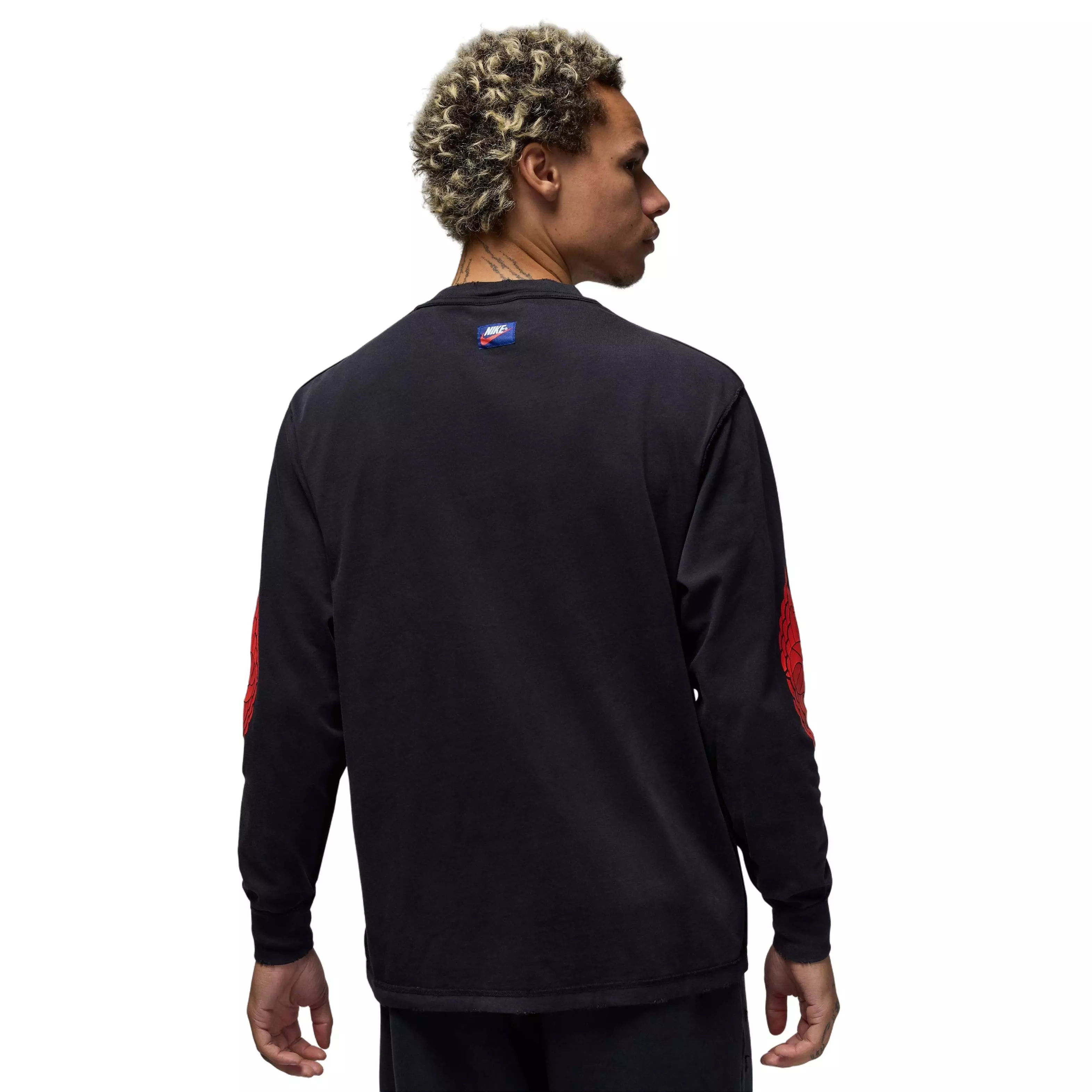 Jordan Men's Rare Air Wash 85 Long Sleeve Shirt - BLACK