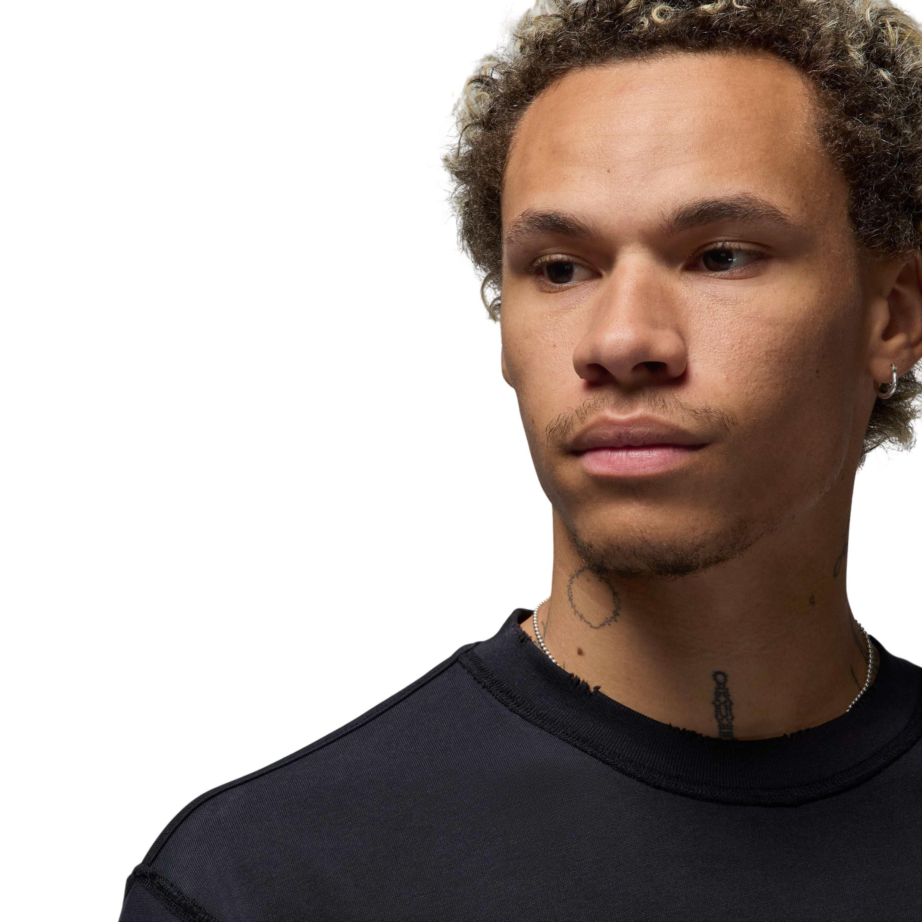 Jordan Men's Rare Air Wash 85 Long Sleeve Shirt - BLACK Thumbnail View 3