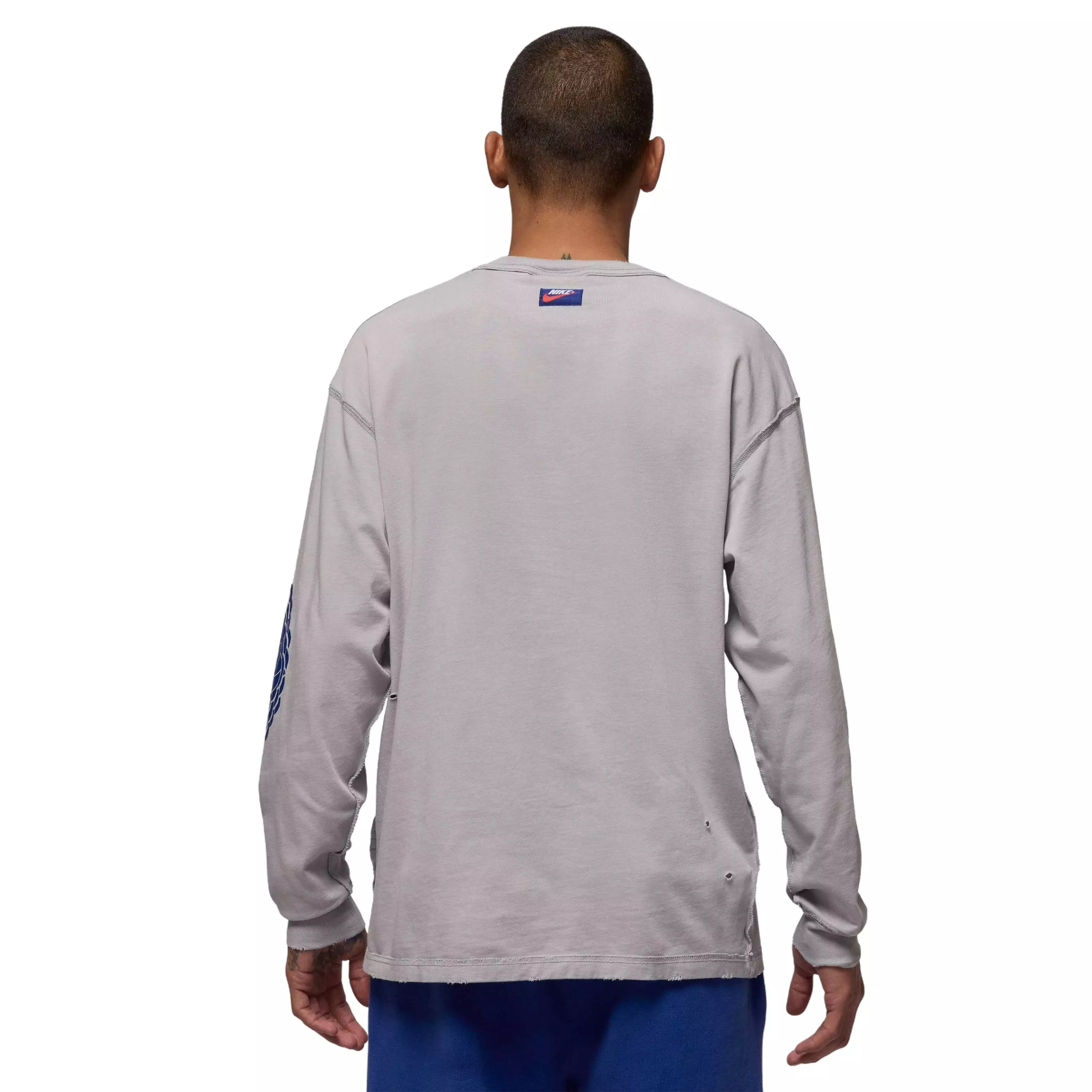 Jordan Men's Rare Air Wash 85 Long Sleeve Shirt - GREY