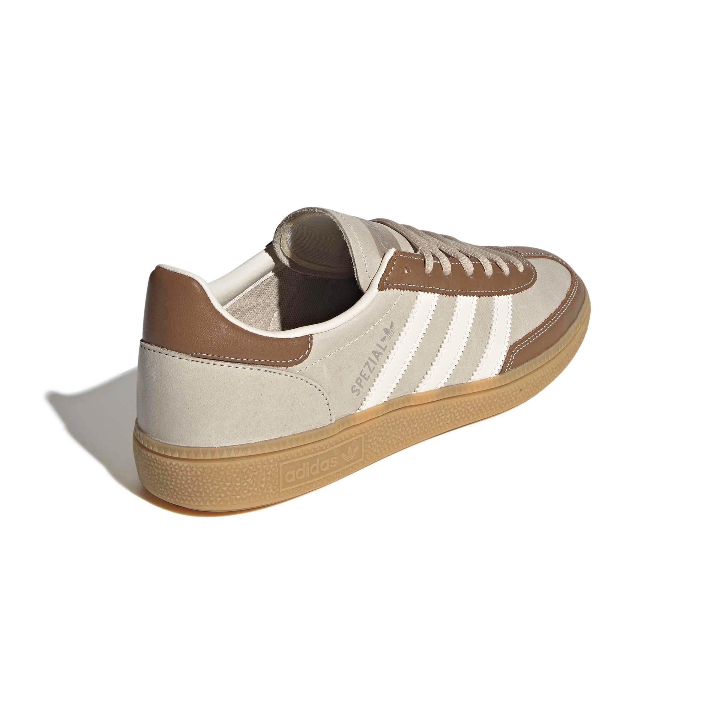 adidas Originals Handball Spezial "Khaki Three/Cream White/Brown Desert" Men's Shoe - KHAKI/CREAM/BROWN