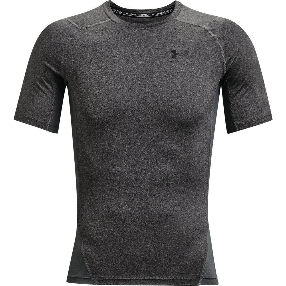 Under Armour Men's HeatGear Armour Short Sleeve Shirt - CARBON Thumbnail View 4