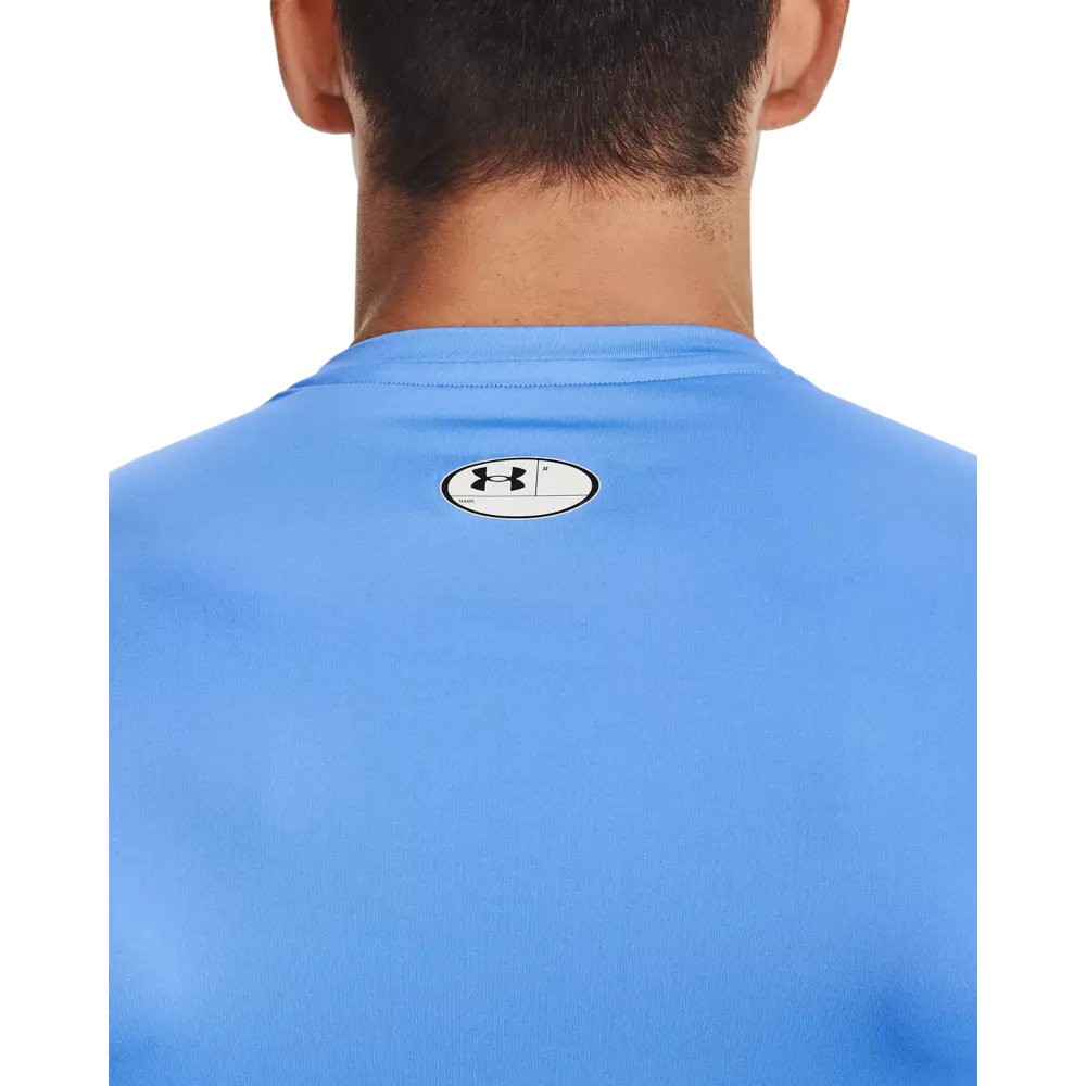 Under Armour Men's HeatGear Armour Short Sleeve Shirt - CAROLINA BLUE