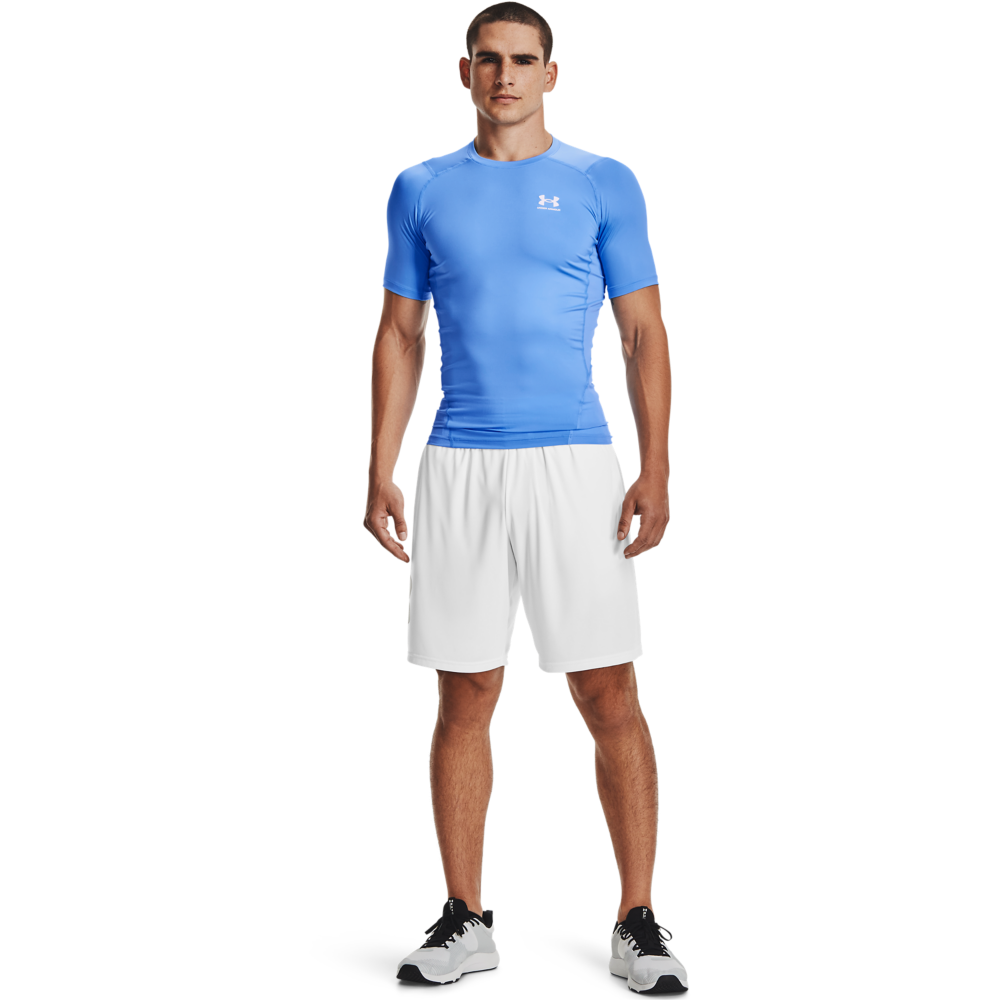 Under Armour Men's HeatGear Armour Short Sleeve Shirt - CAROLINA BLUE Thumbnail View 4