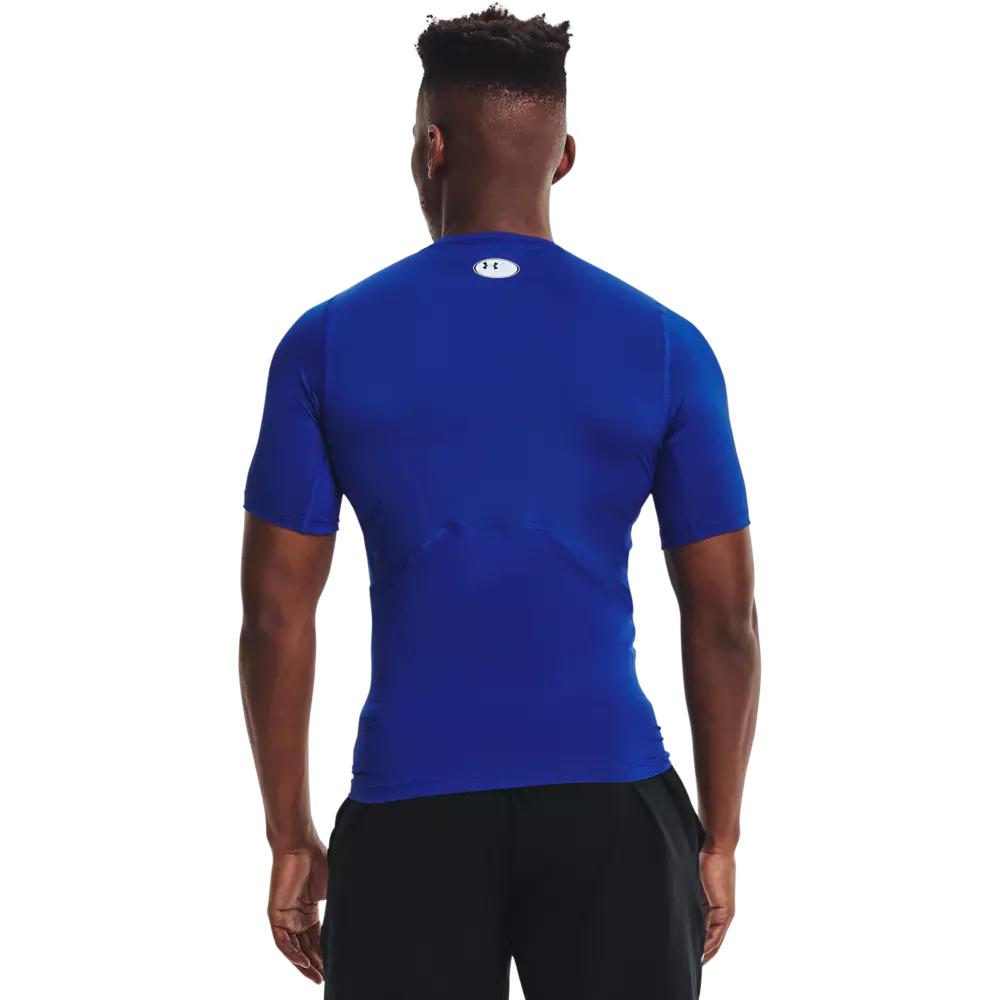 Under Armour Men's HeatGear Armour Short Sleeve Shirt - ROYAL