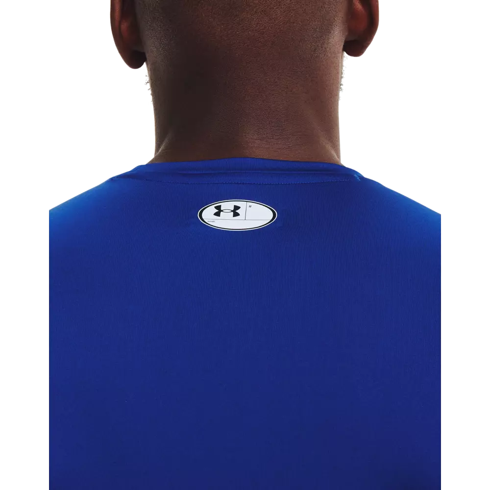 Under Armour Men's HeatGear Armour Short Sleeve Shirt - ROYAL