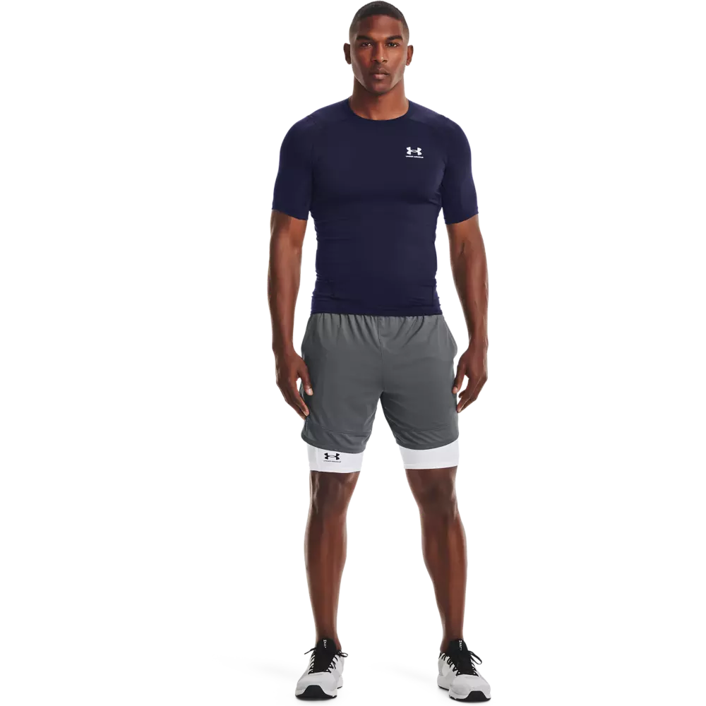 Under Armour Men's HeatGear Armour Short Sleeve Shirt - NAVY